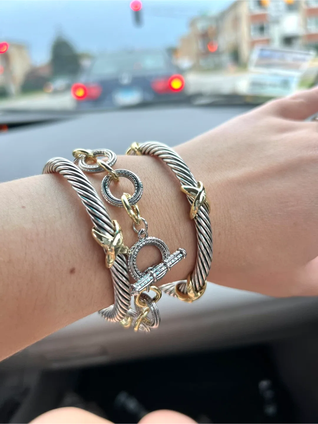 Cable Bracelets Set thumbnail