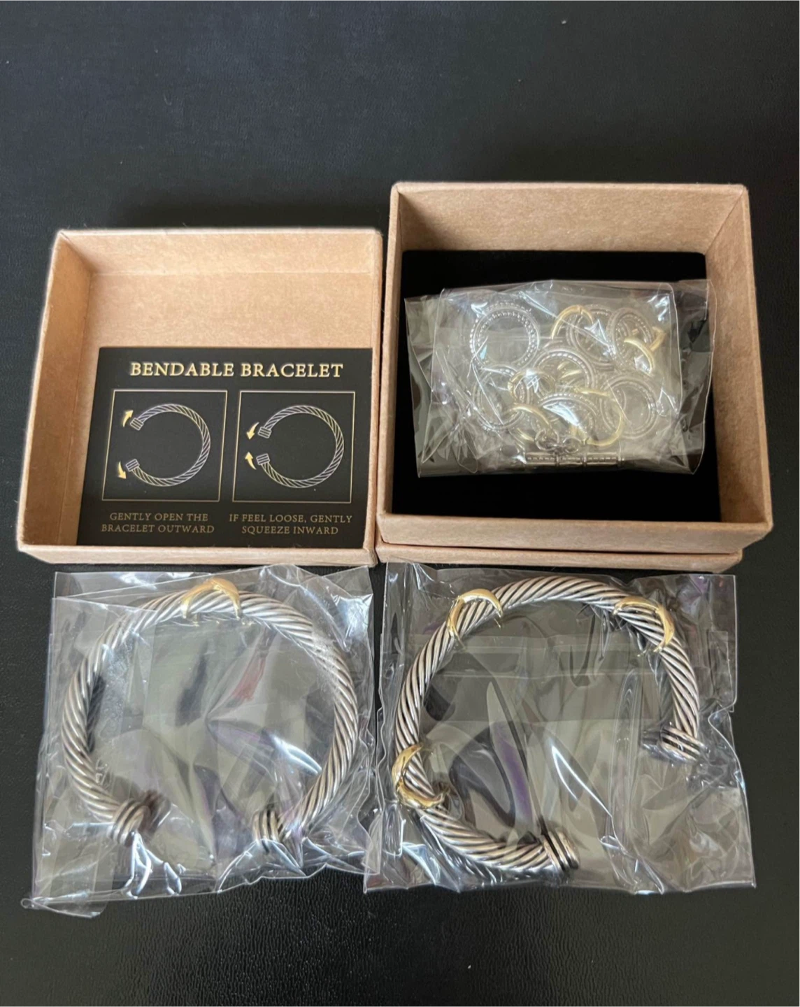 Cable Bracelets Set - photo 5