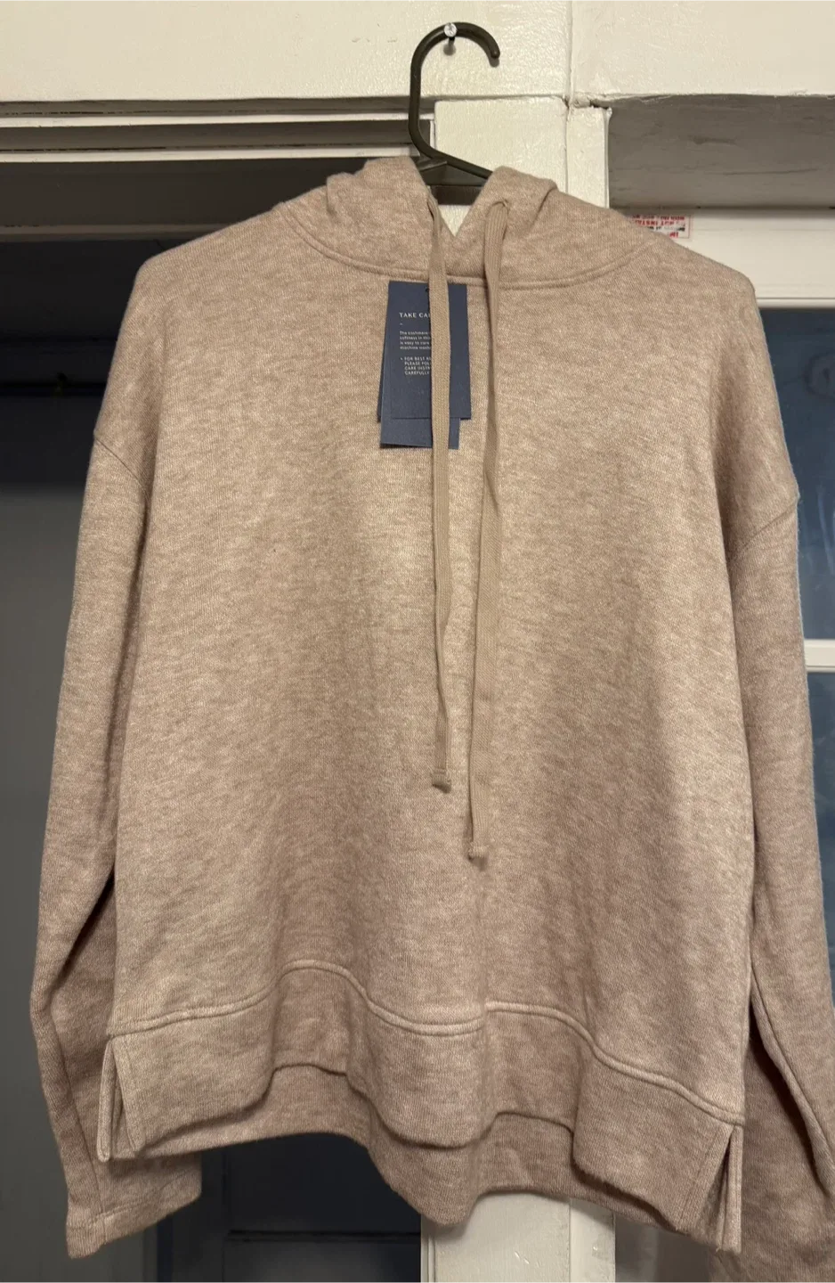 Universal Thread Oatmeal Knit Hoodie - XS (New) thumbnail