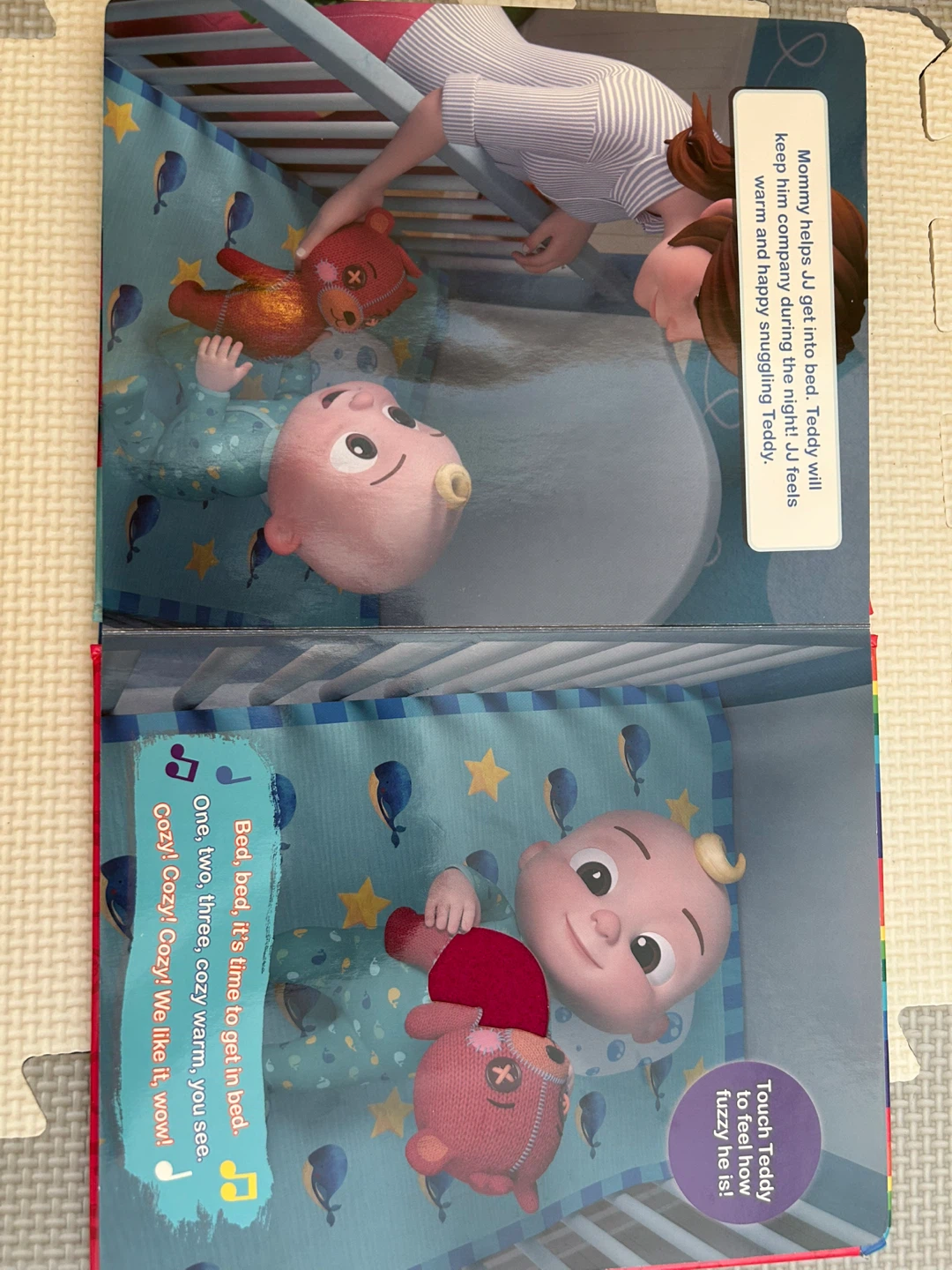 Cocomelon Sweet, Sweet Bedtime Touch-and-Feel Book - photo 4