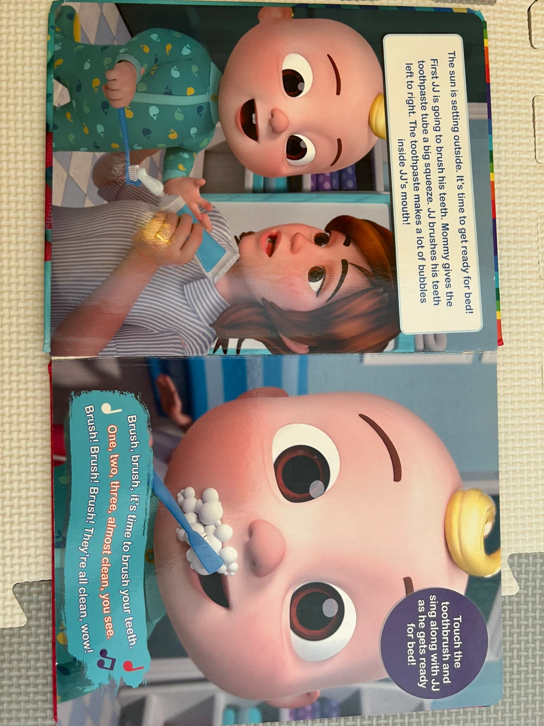 Cocomelon Sweet, Sweet Bedtime Touch-and-Feel Book - photo 2