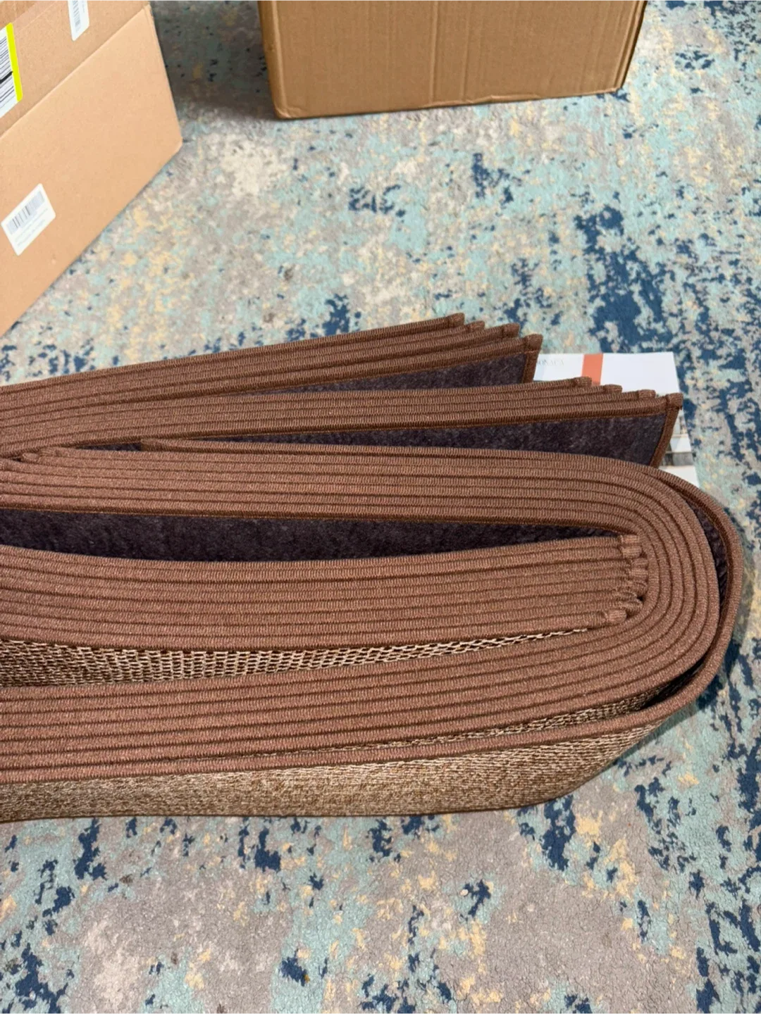 Brand new BONACA Linen Stair Treads Non Slip image indicator(6)