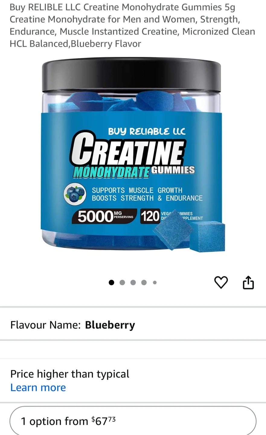 Creatine Monohydrate Gummies thumbnail