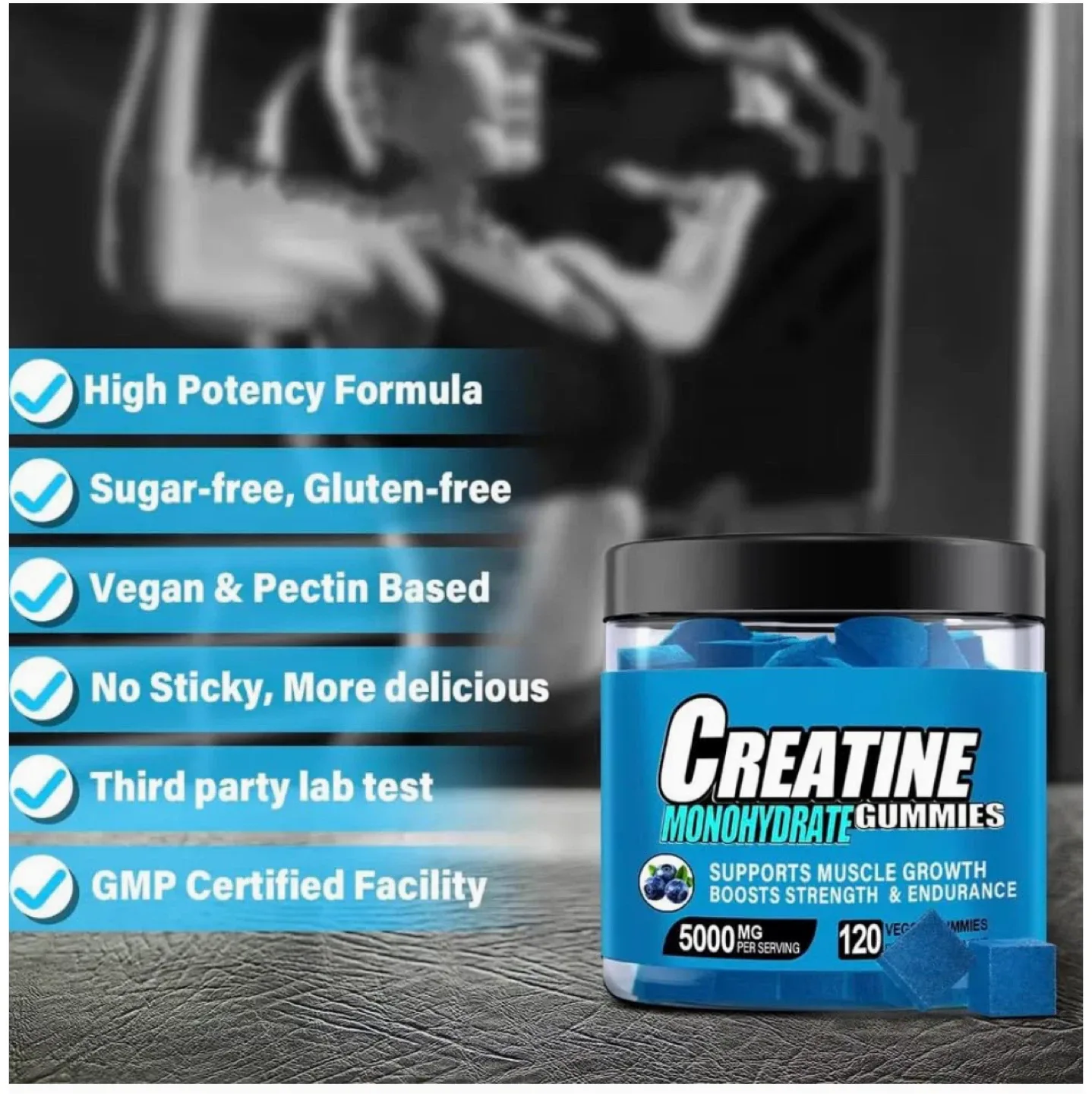 Creatine Monohydrate Gummies image indicator(4)