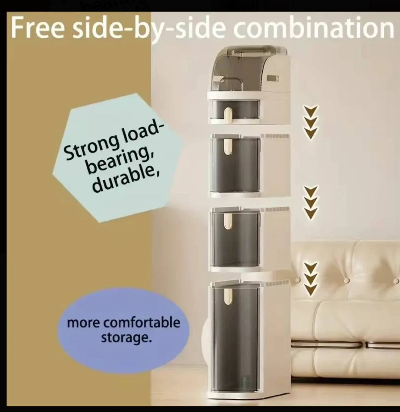 UFORU Ultra-thin Bathroom Storage Organizer image indicator(2)