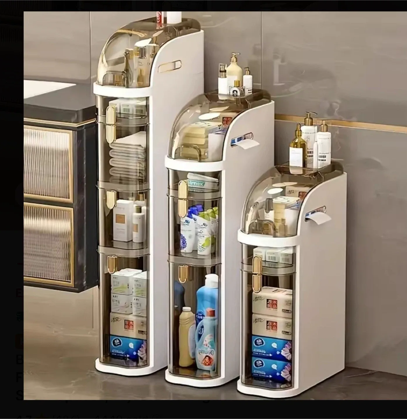 UFORU Ultra-thin Bathroom Storage Organizer image indicator(9)