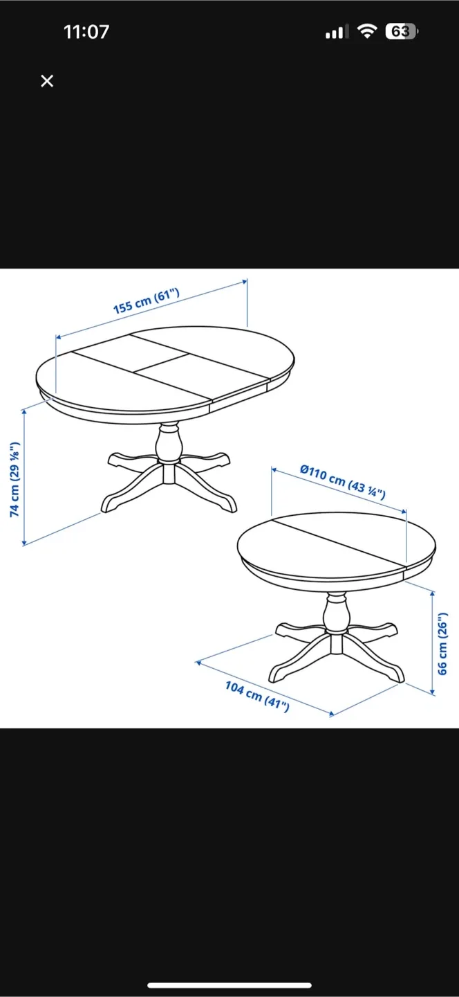 IKEA Dining Room Table and Chairs image indicator(8)