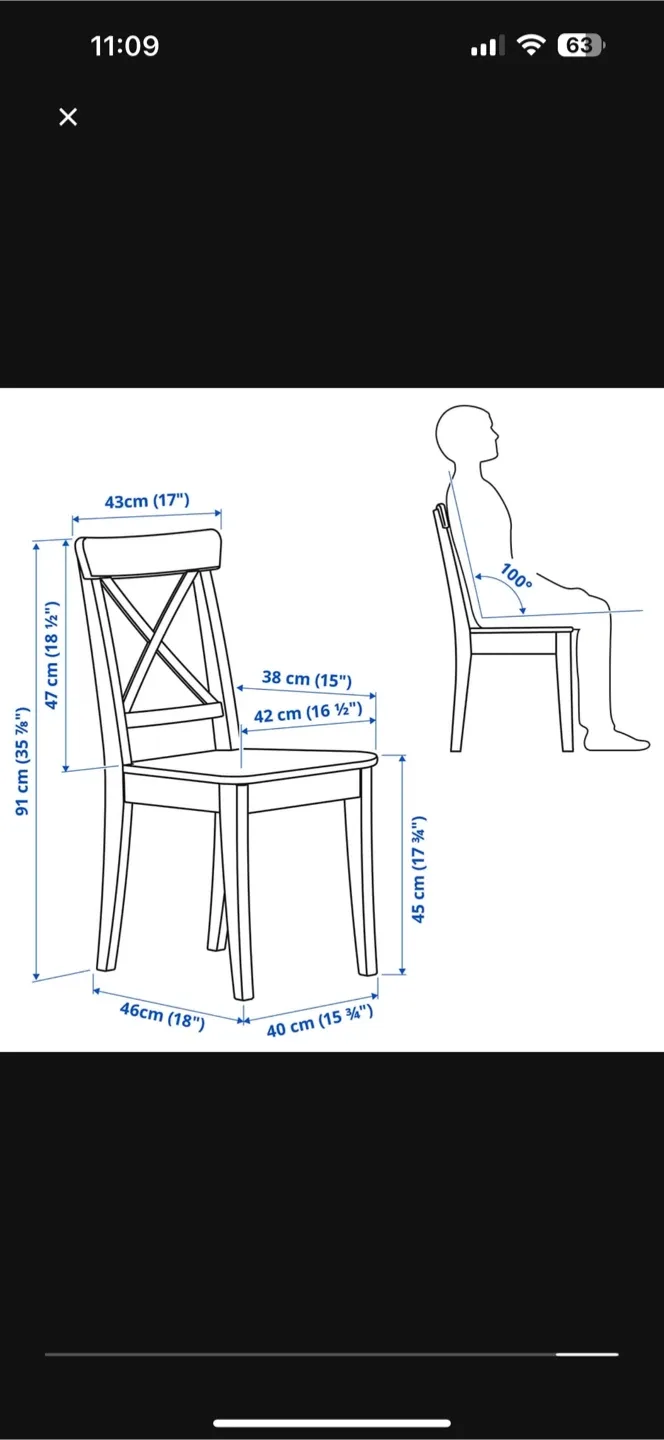 IKEA Dining Room Table and Chairs image indicator(9)
