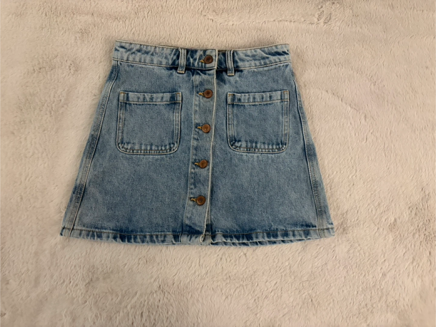 Denim Mini Skirt