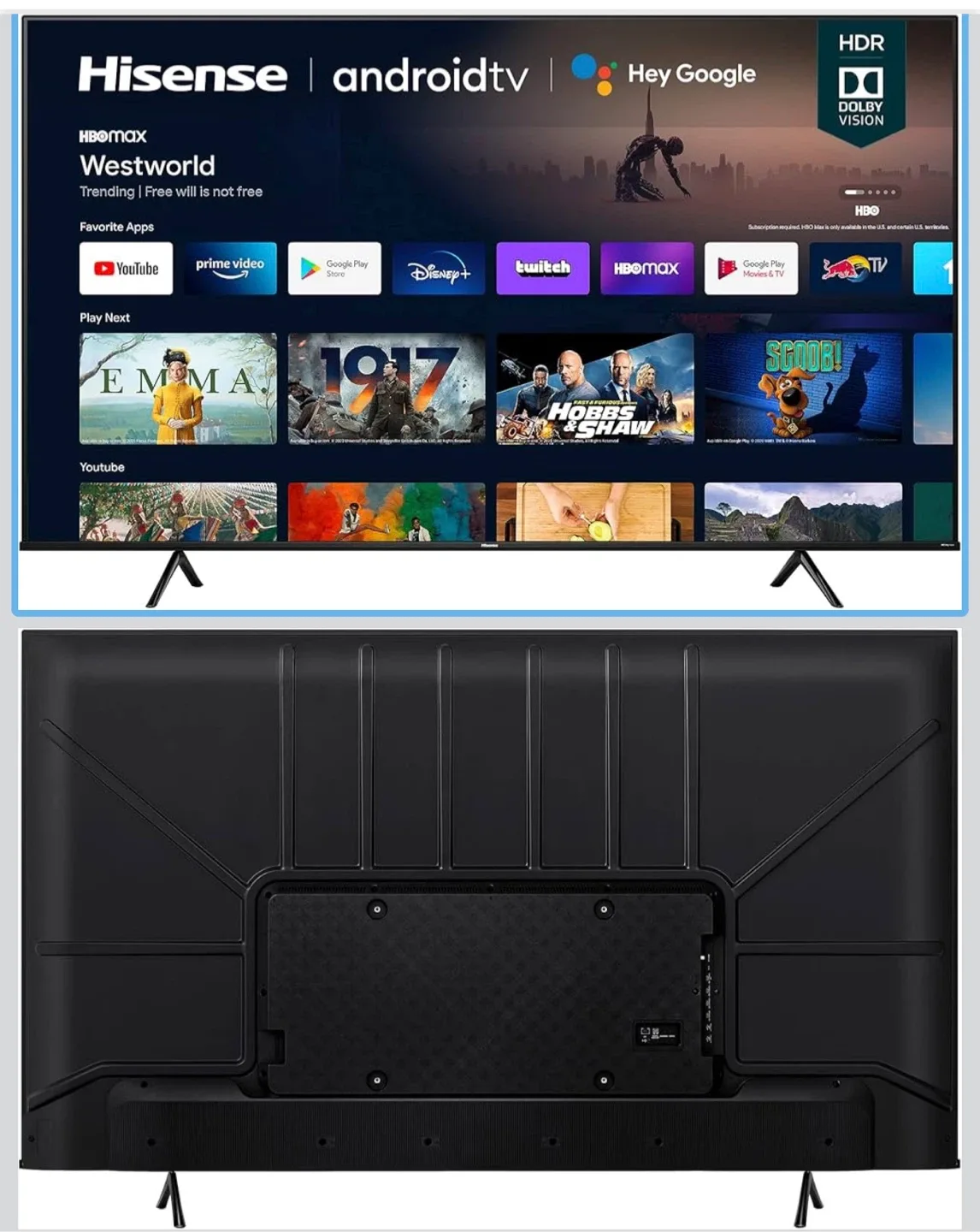 Hisense 75A6G 75-Inch 4K Ultra HD Android Smart TV with Alexa image indicator(3)