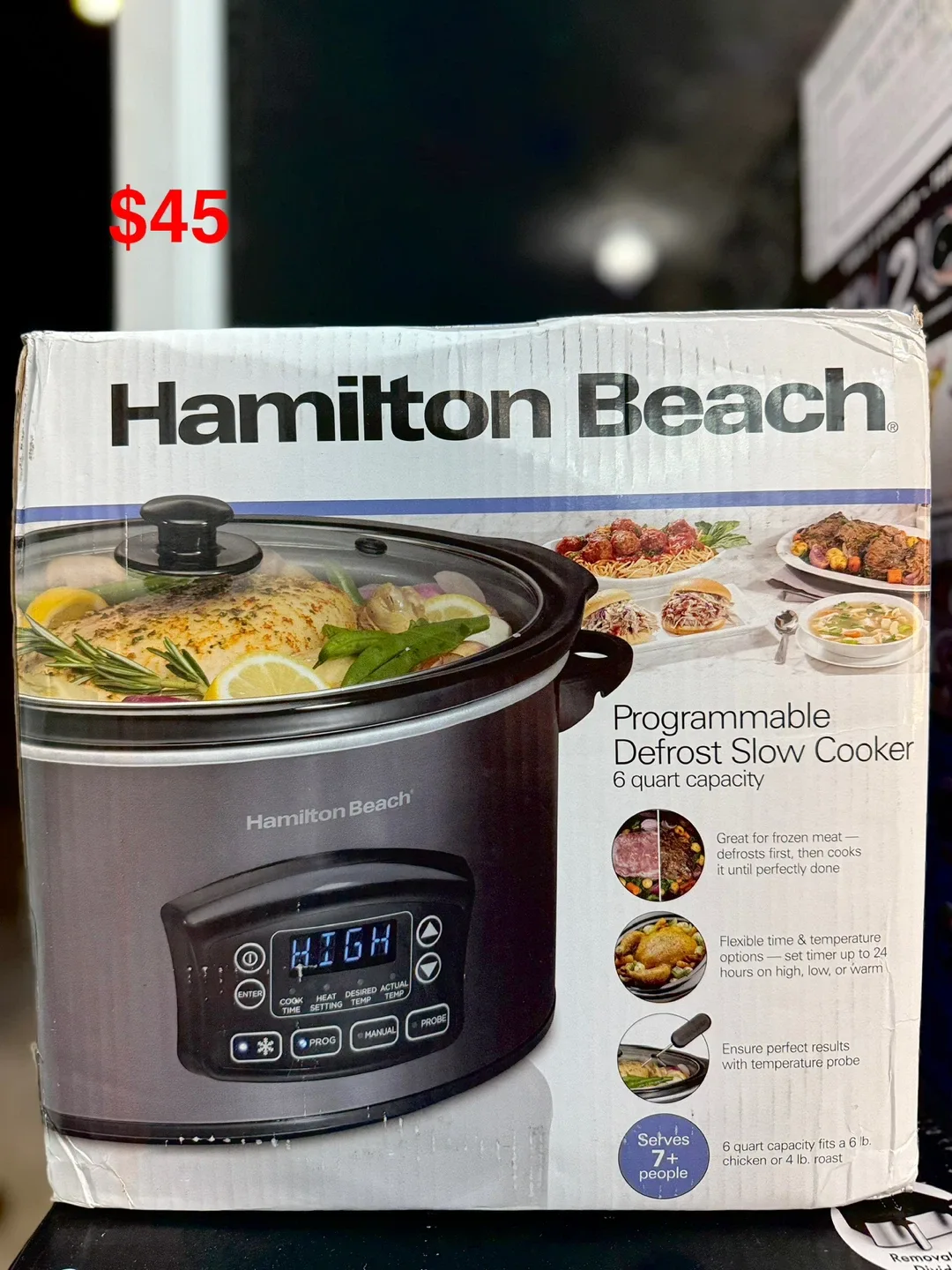 Hamilton Beach 6-Quart Defrost Slow Cooker thumbnail