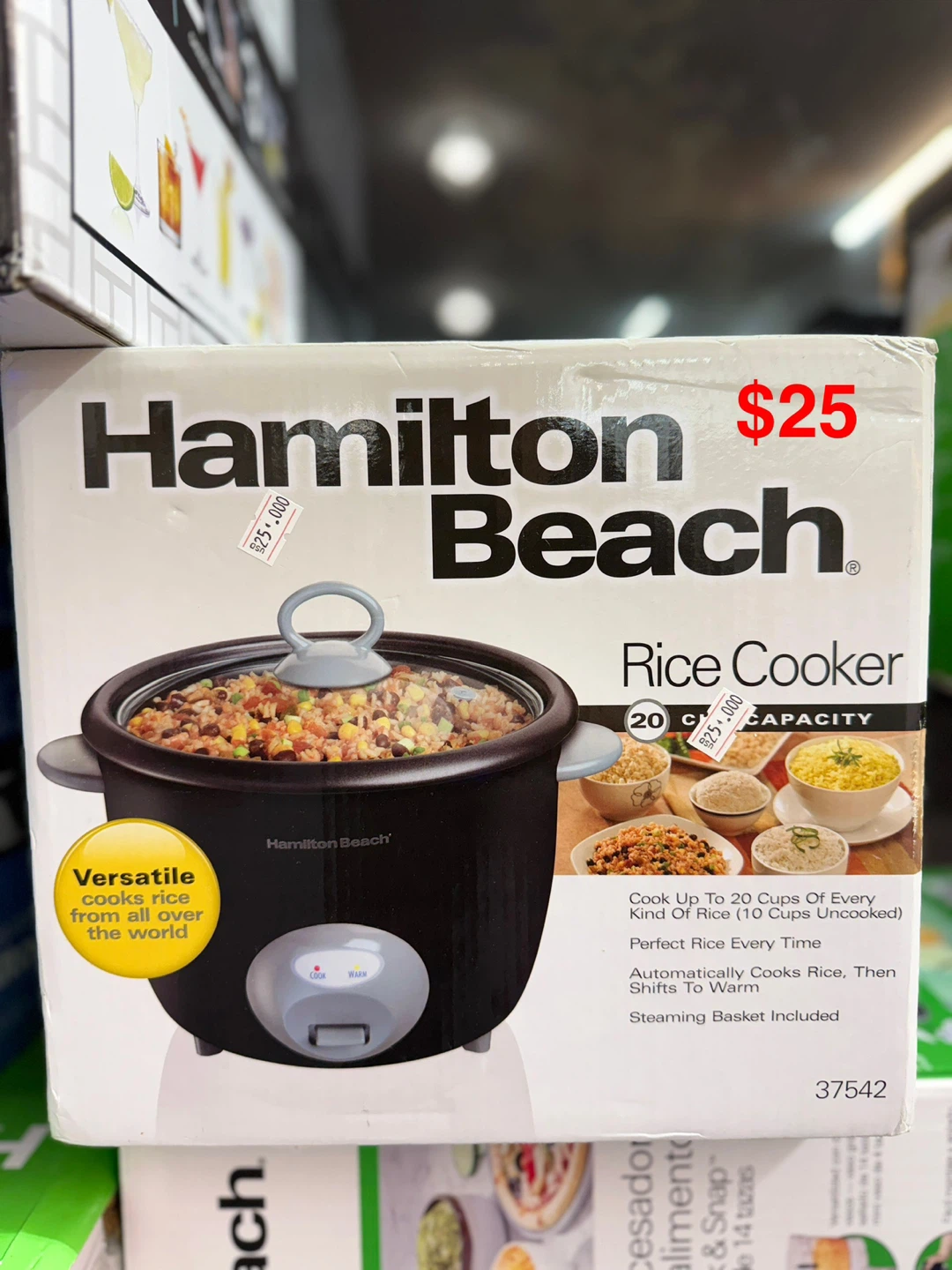 Hamilton Beach Rice Cooker - 20 Cup Capacity