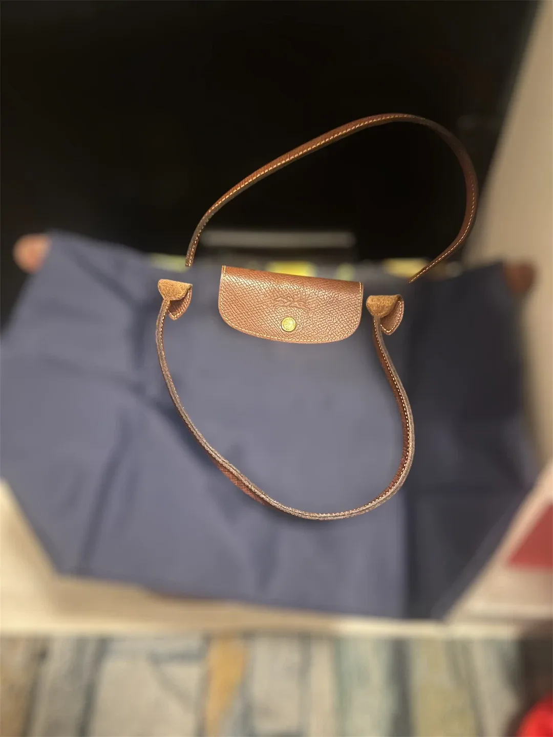 Longchamp Le Pliage Tote Bag - Navy image indicator(2)