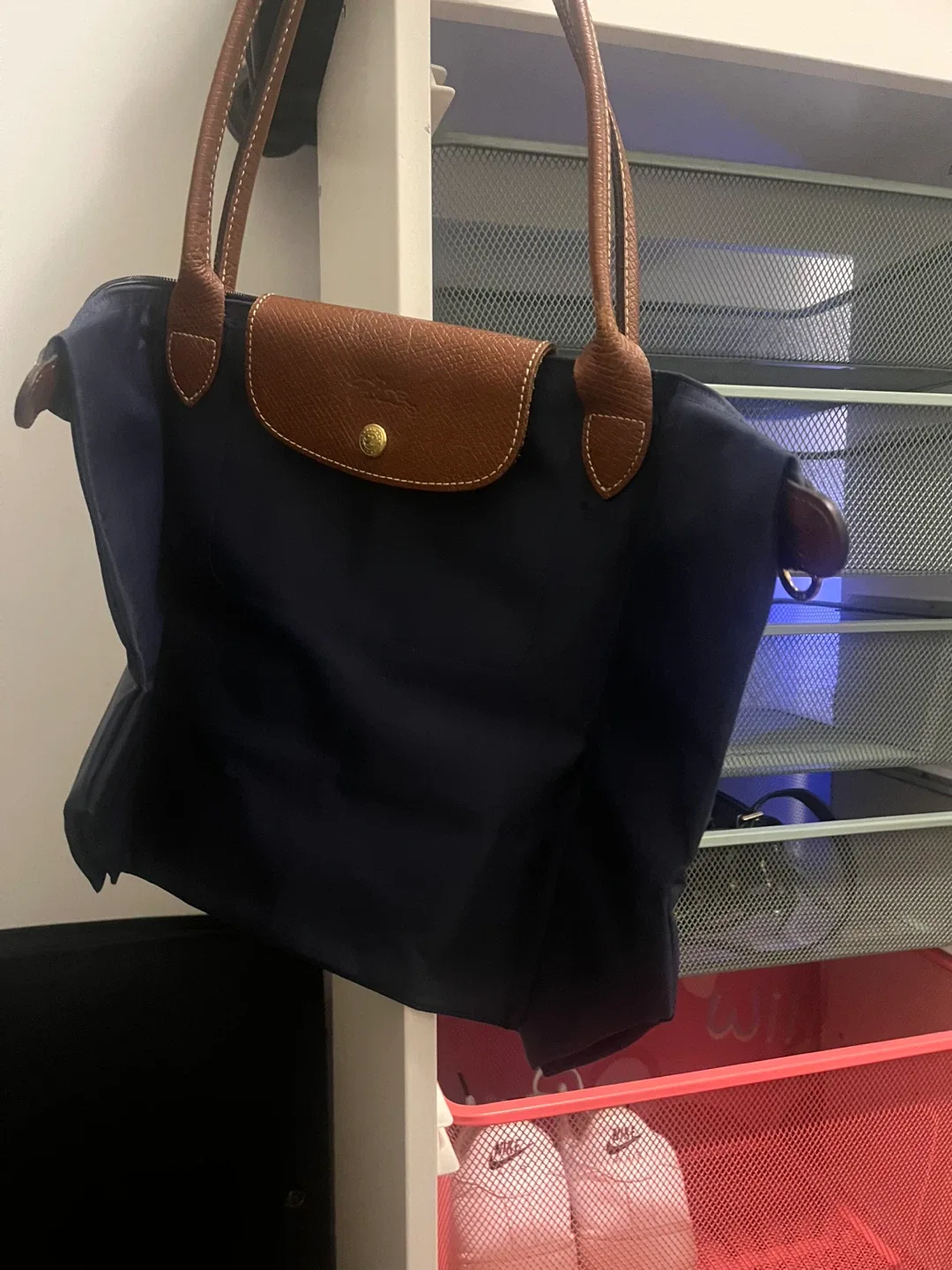 Longchamp Le Pliage Tote Bag - Navy image indicator(4)