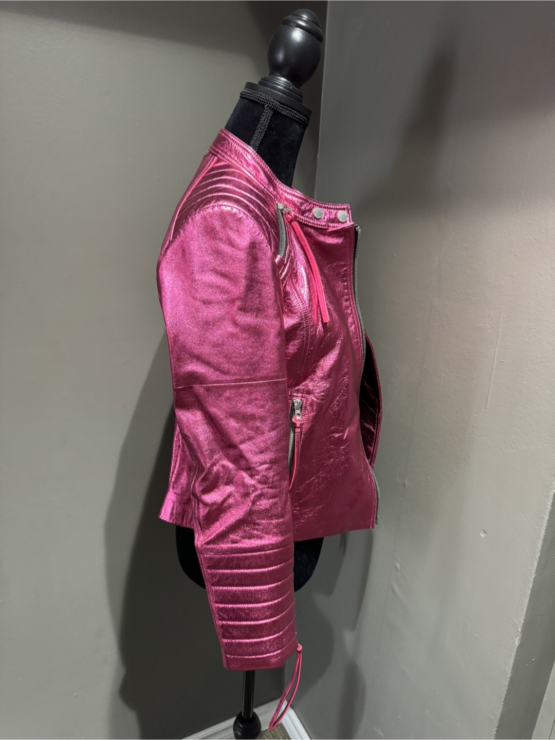 new rudsak lamb leather jacket Small, Regular 835 before tax - photo 5