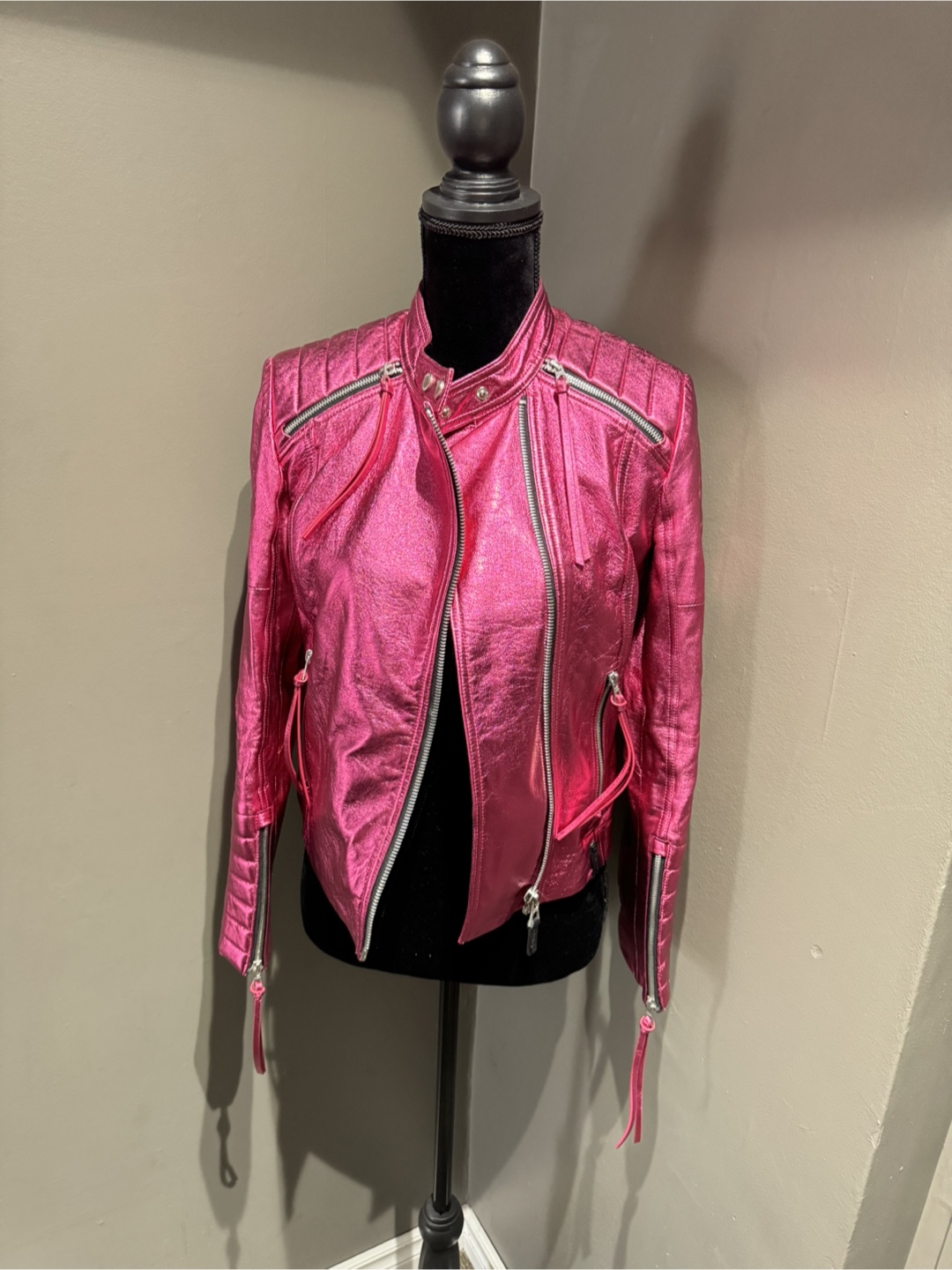 new rudsak lamb leather jacket Small, Regular 835 before tax