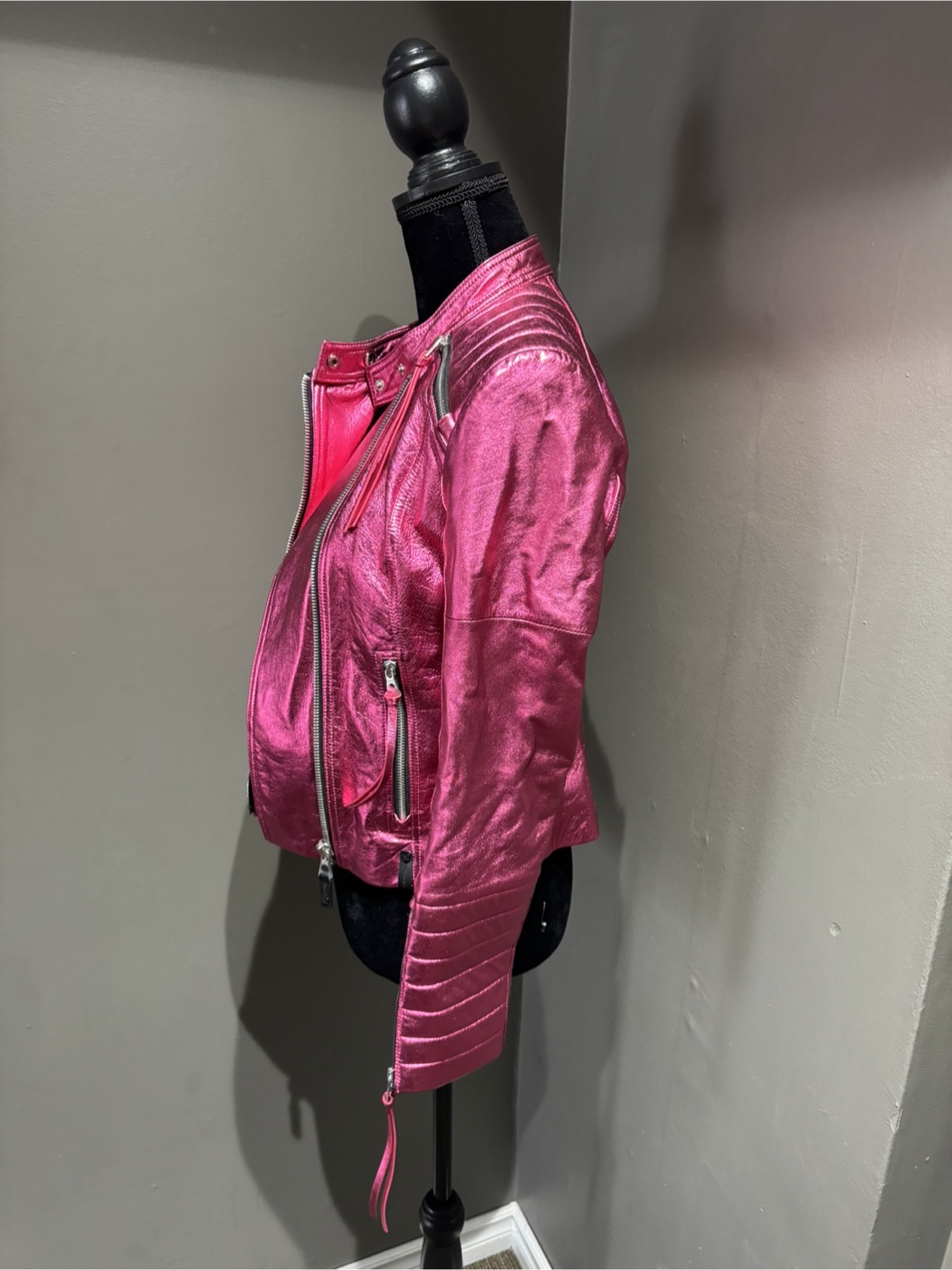 new rudsak lamb leather jacket Small, Regular 835 before tax - photo 4