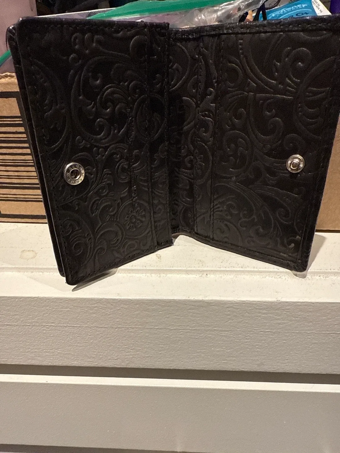 Black Leather Wallet image indicator(2)
