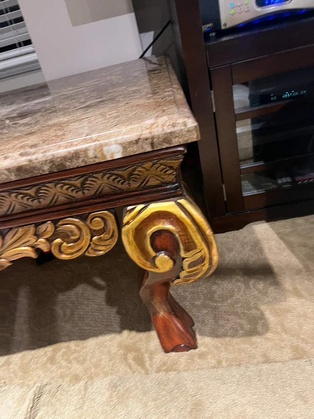 Marble Top Dining Table, coffee table and end tables image indicator(5)