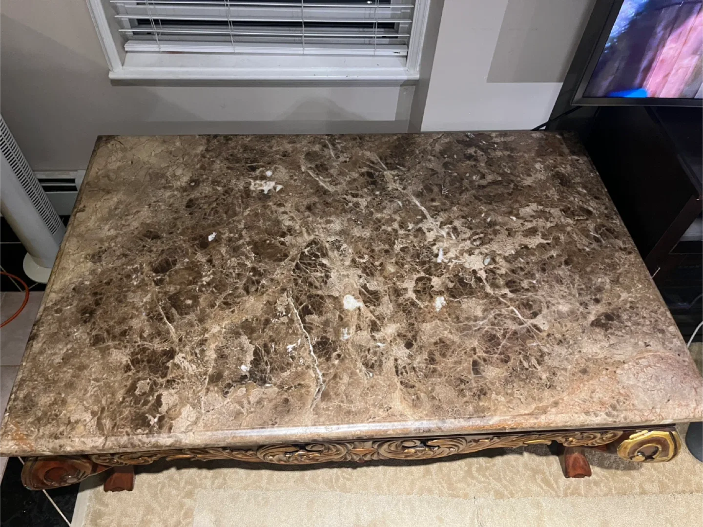 Marble Top Dining Table, coffee table and end tables image indicator(7)