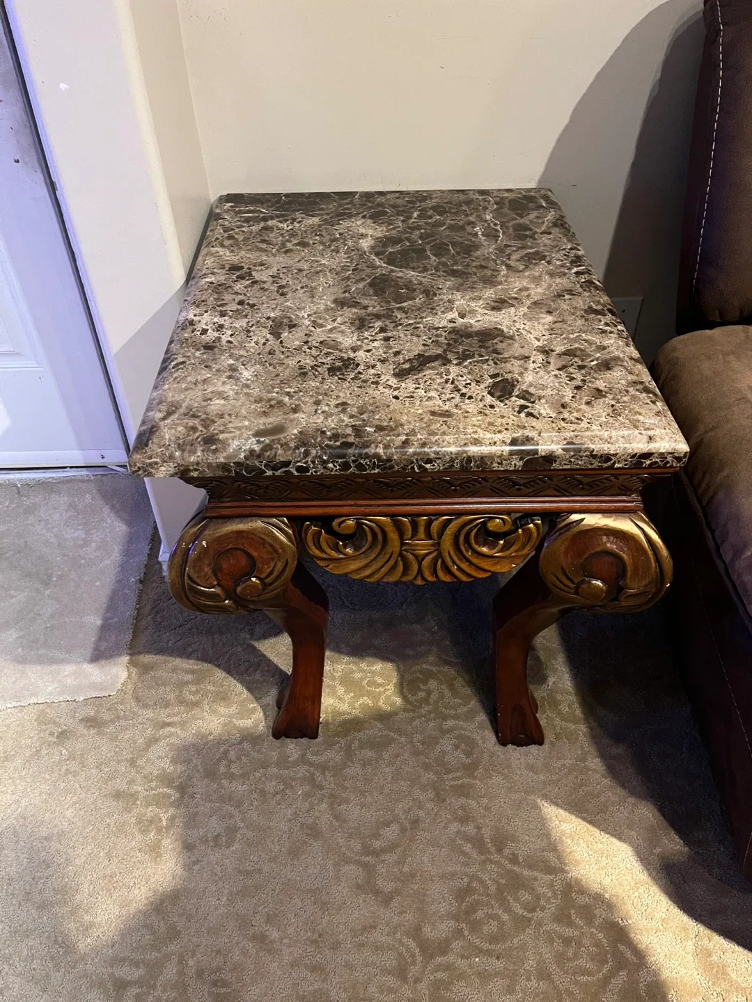 Marble Top Dining Table, coffee table and end tables image indicator(10)