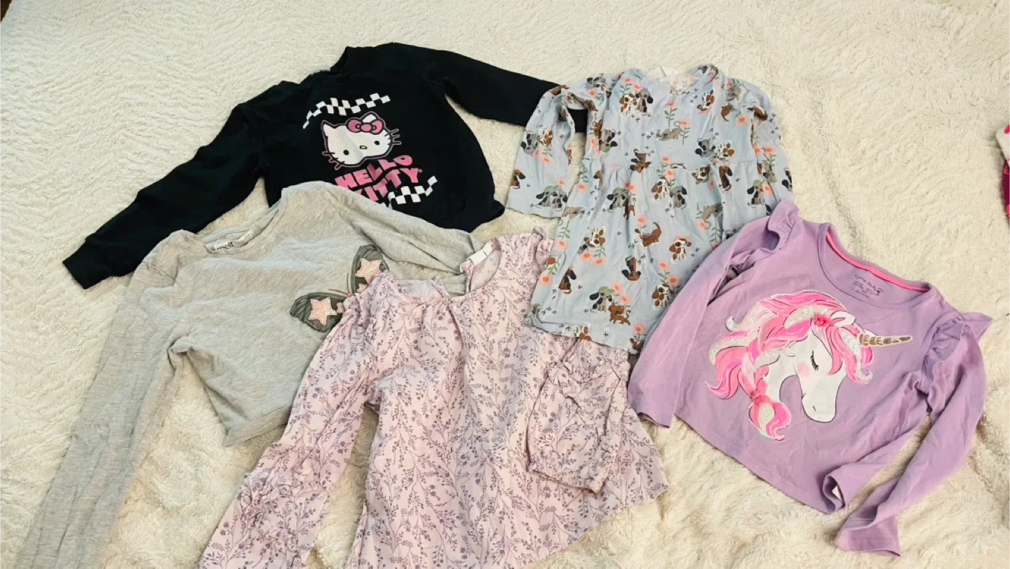 Girls' Long Sleeve Shirts - Size 6T thumbnail