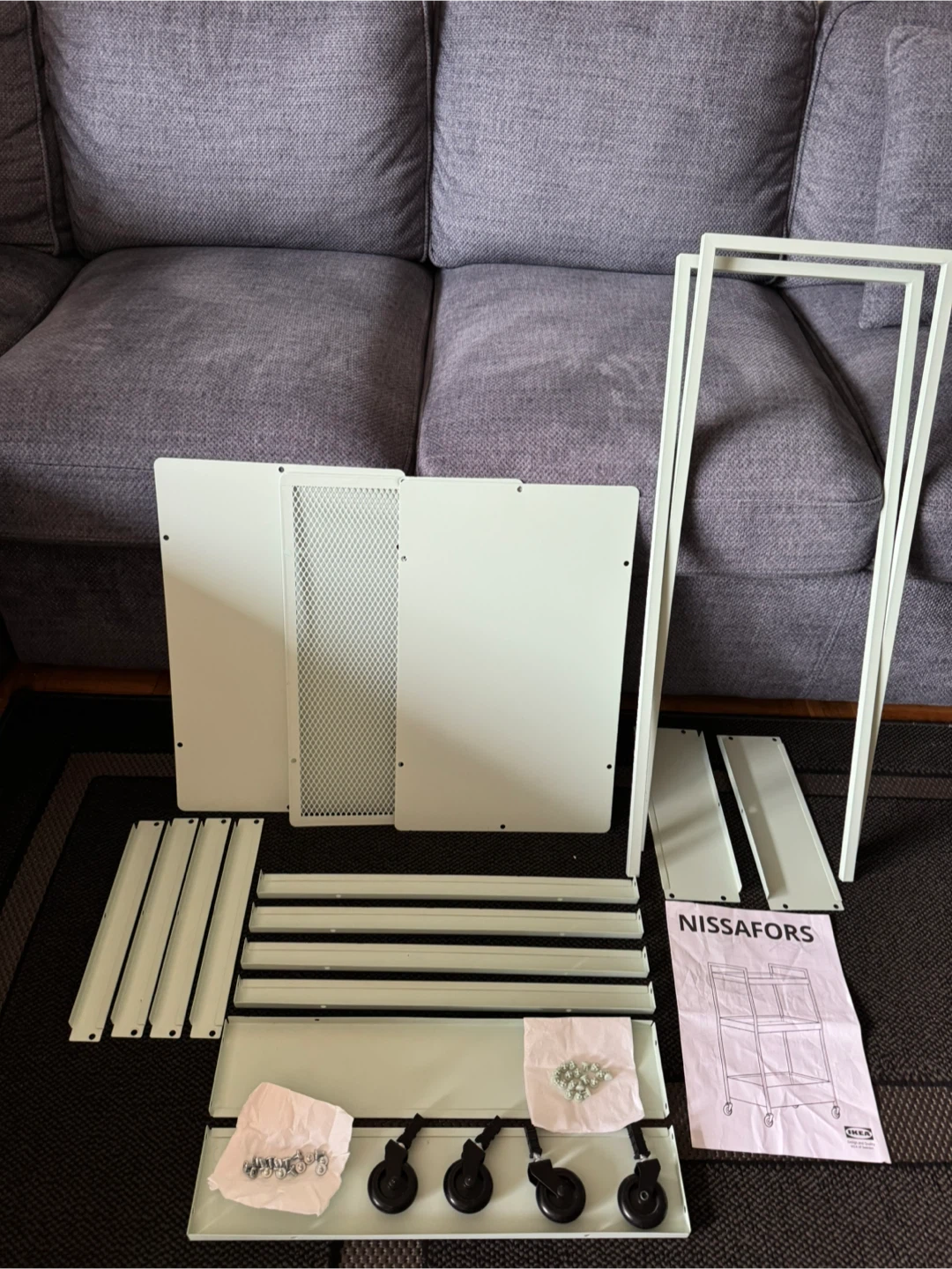 IKEA NISSAFORS Utility Cart - White