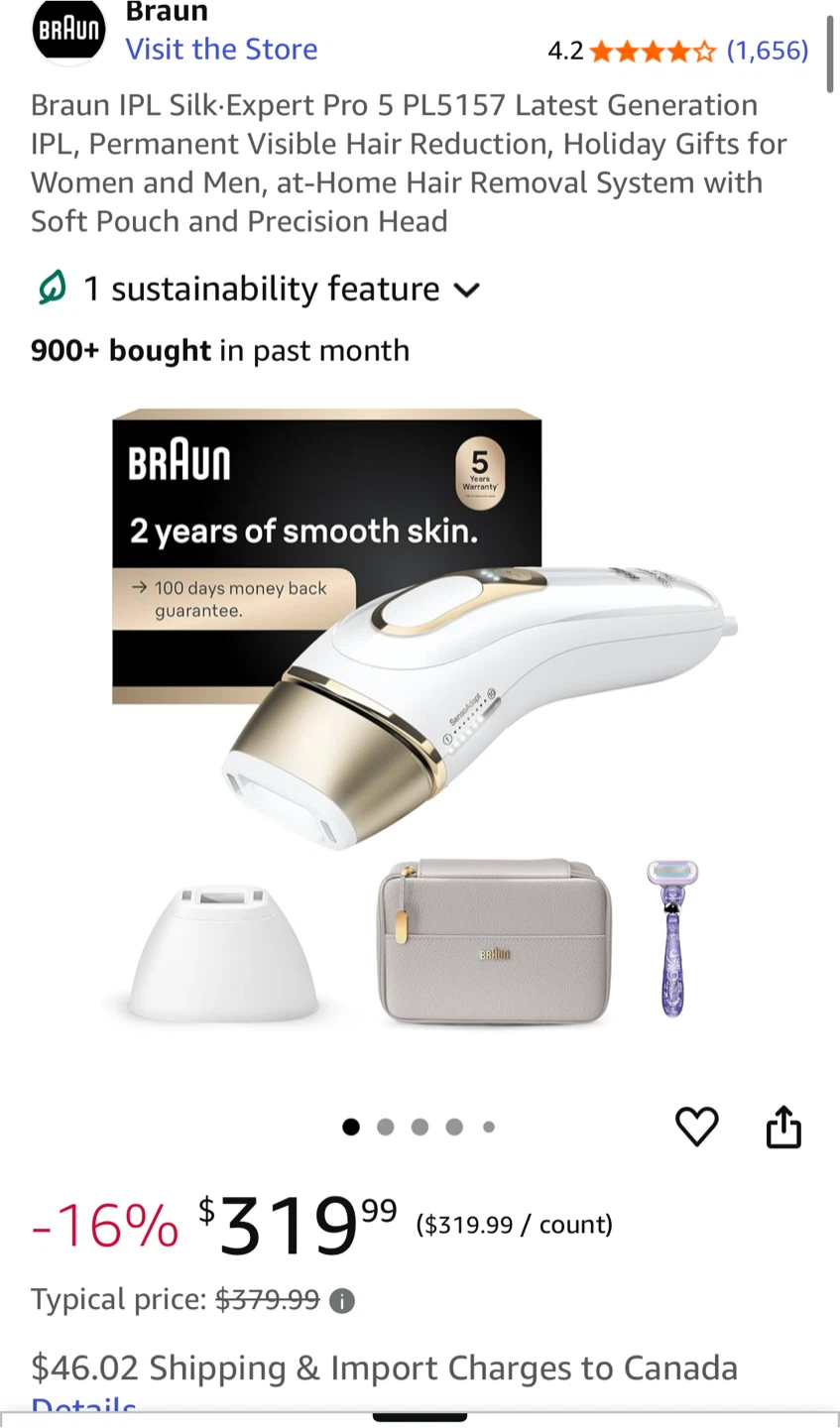 Braun IPL Silk Expert Pro 5 PL5157 Hair Removal System