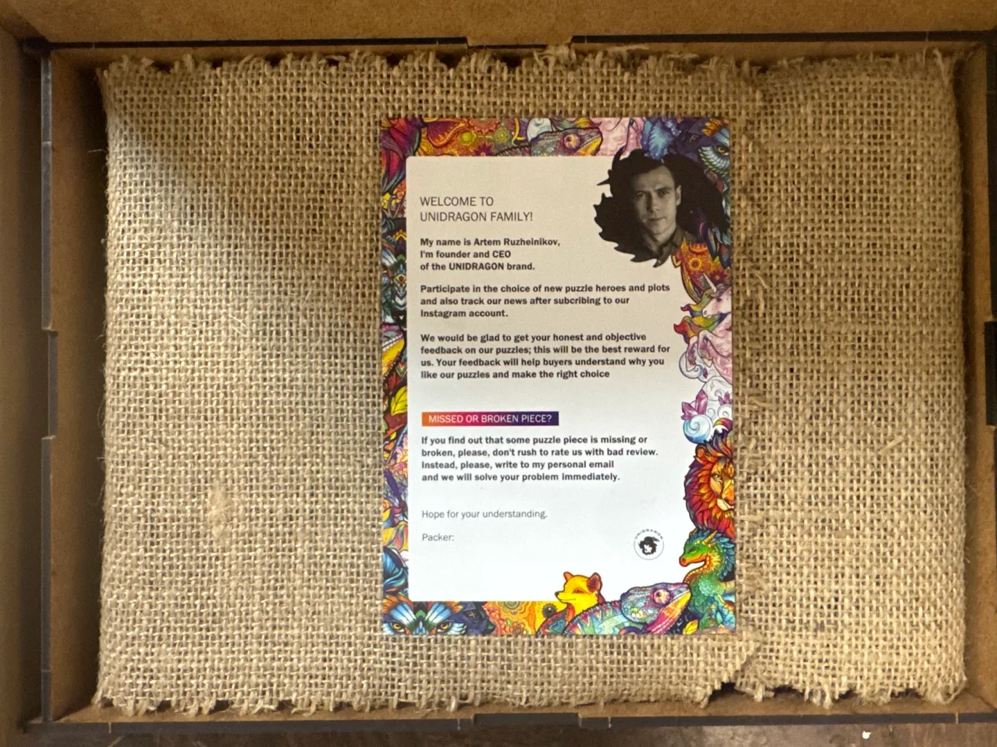 Unidragon Playful Parrots Wooden Puzzle - Royal Size image indicator(3)