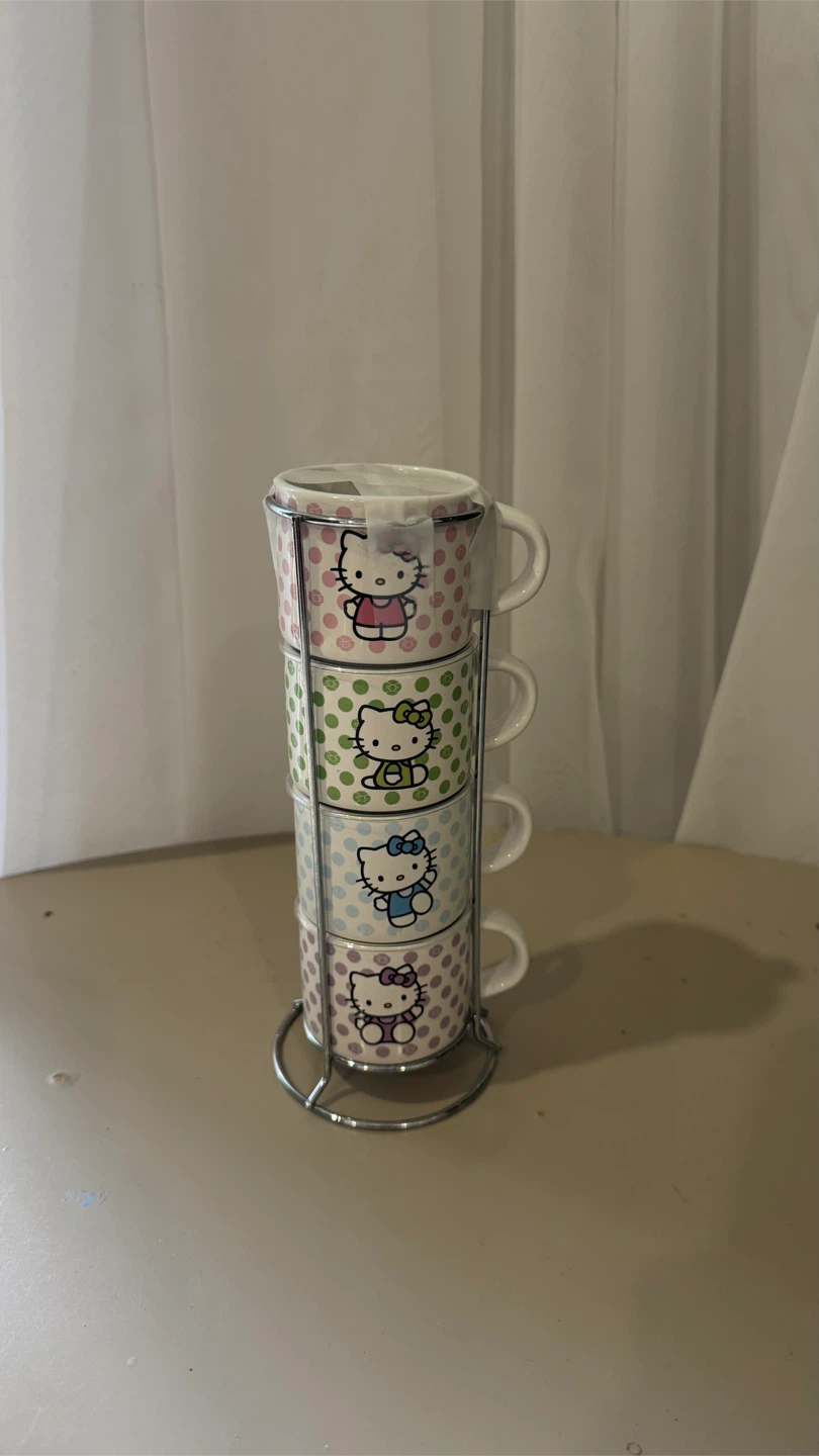 Hello Kitty Stacking Mug Set
