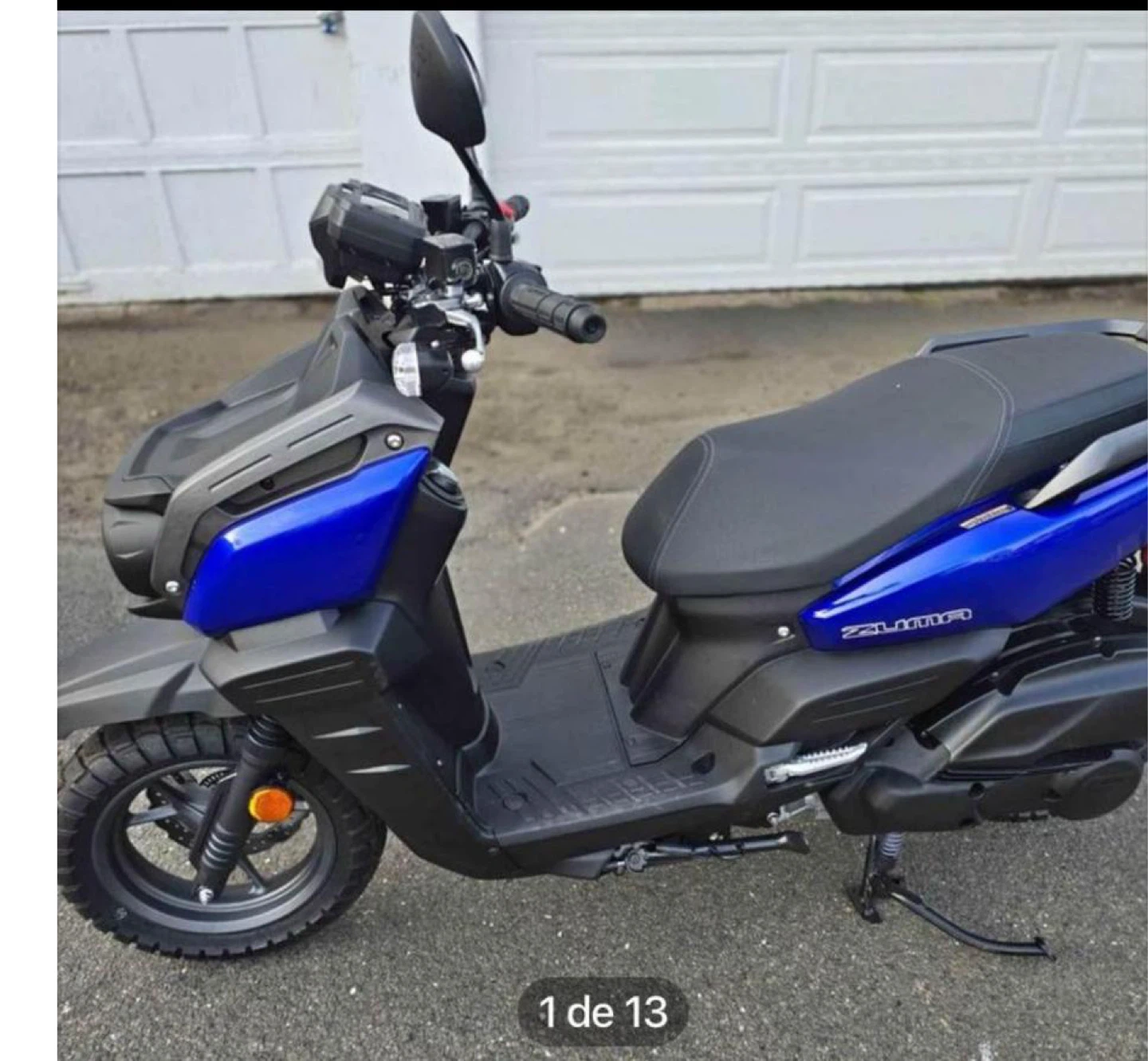 Yamaha Zuma 125 Scooter - Blue