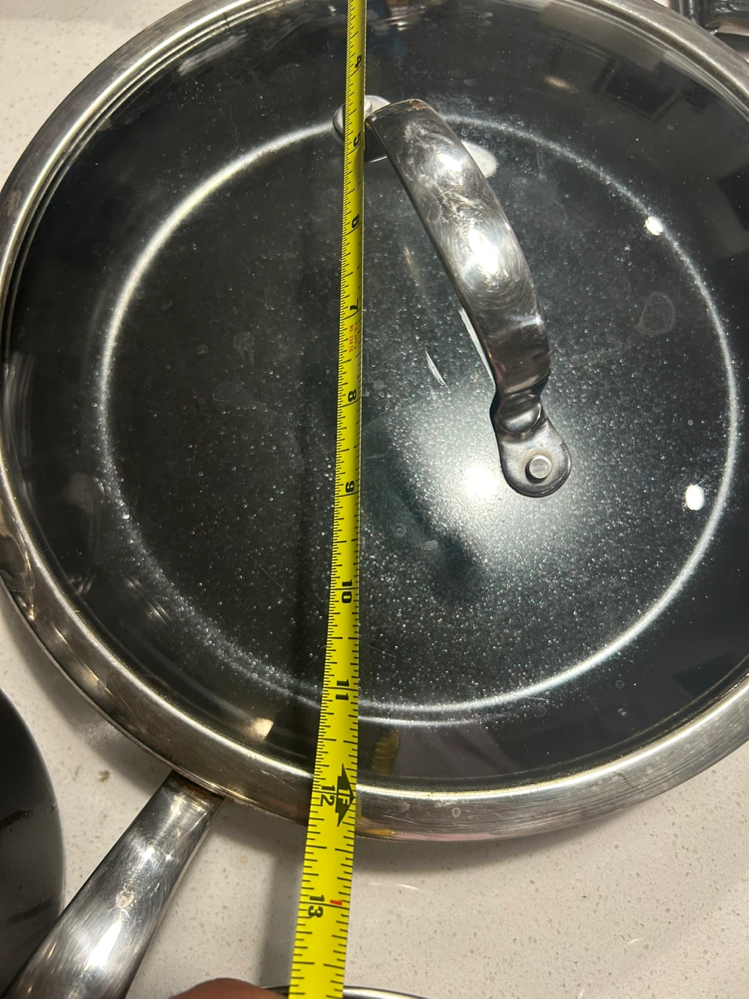 All-Clad Stainless Steel Fry Pan with Lid LOT OF 8- 12 inch - photo 2