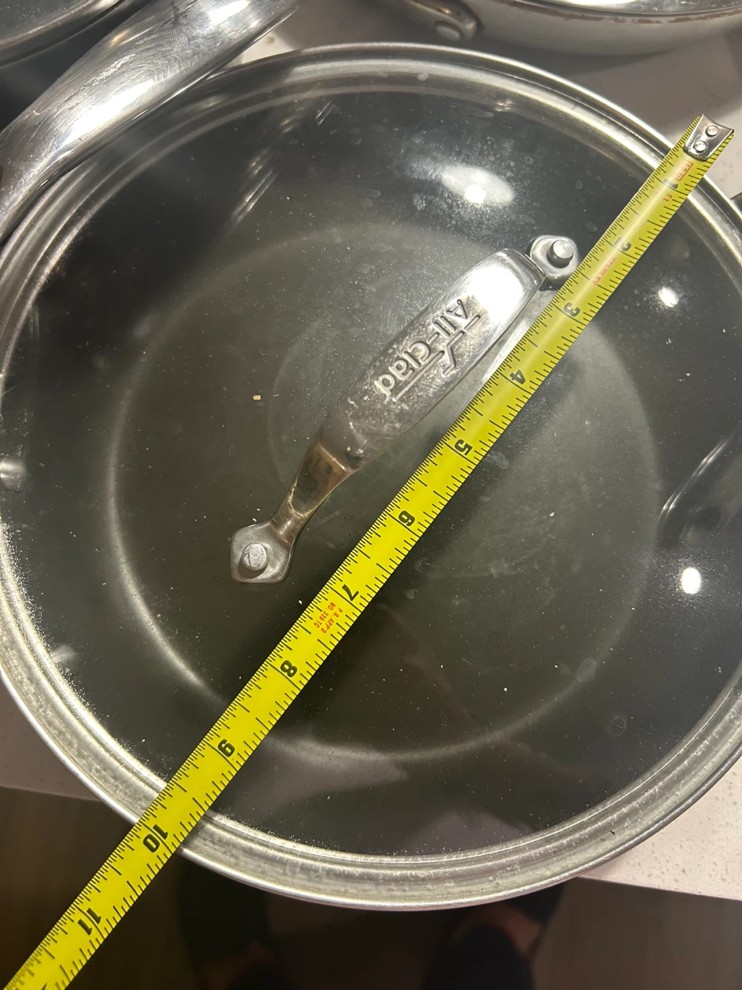 All-Clad Stainless Steel Fry Pan with Lid LOT OF 8- 12 inch - photo 4