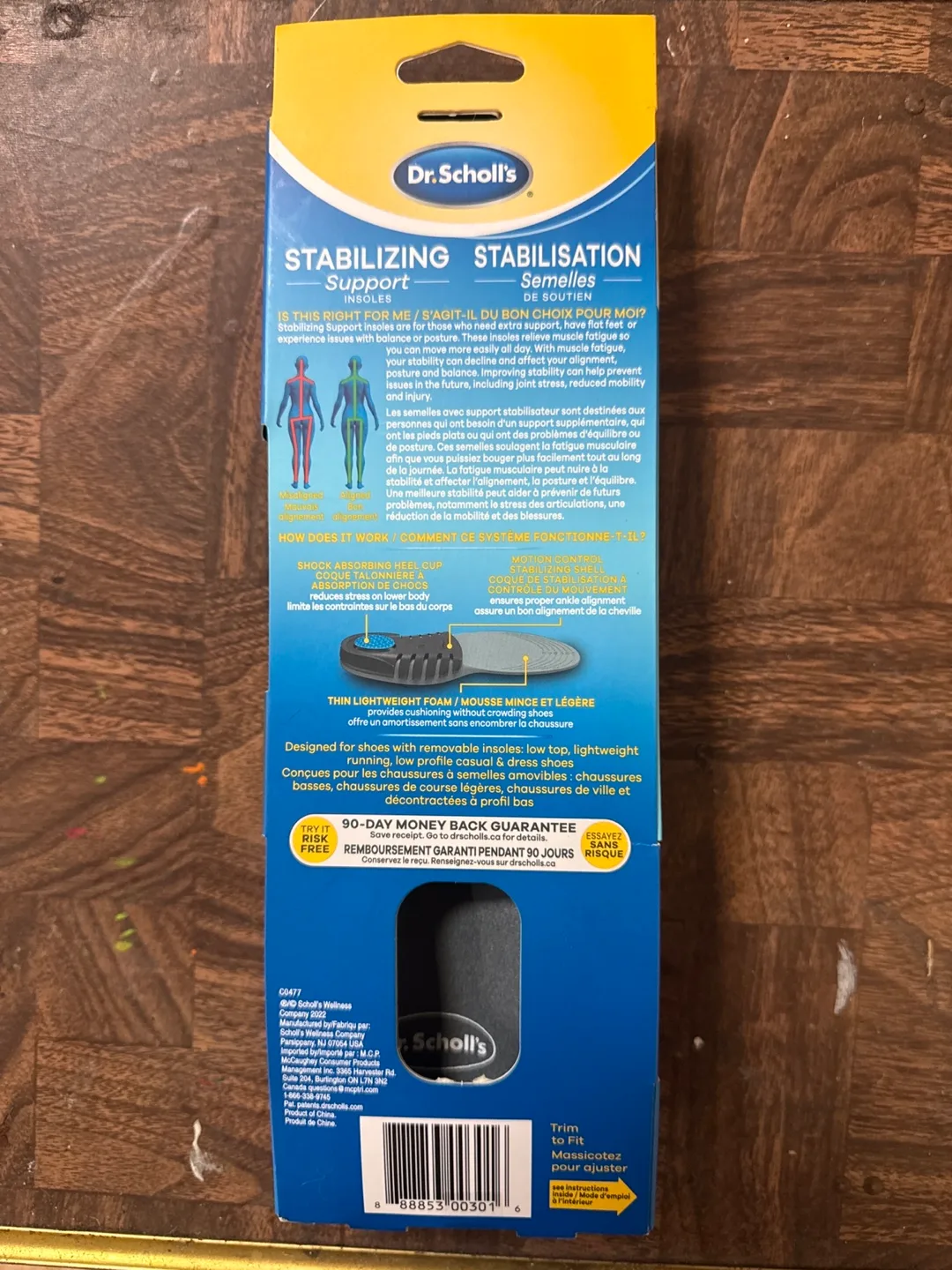 Dr. Scholl's Stabilizing Support Insoles - Women's Size 6-10 image indicator(2)