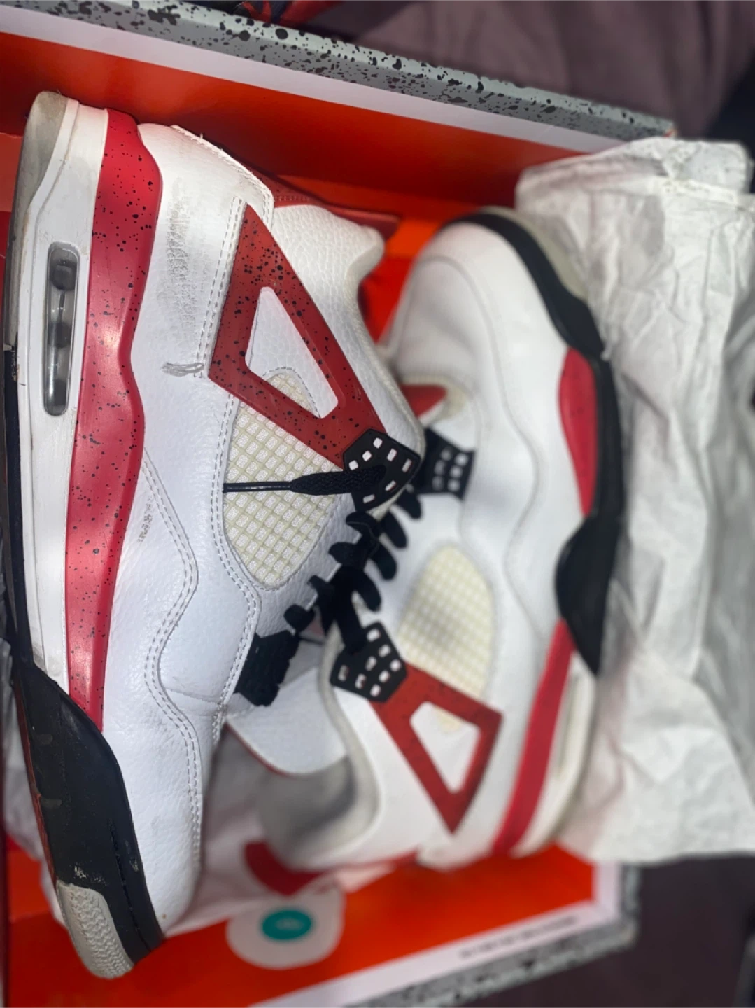 Air Jordan 4 Retro Red Cement, Size 11 - photo 4