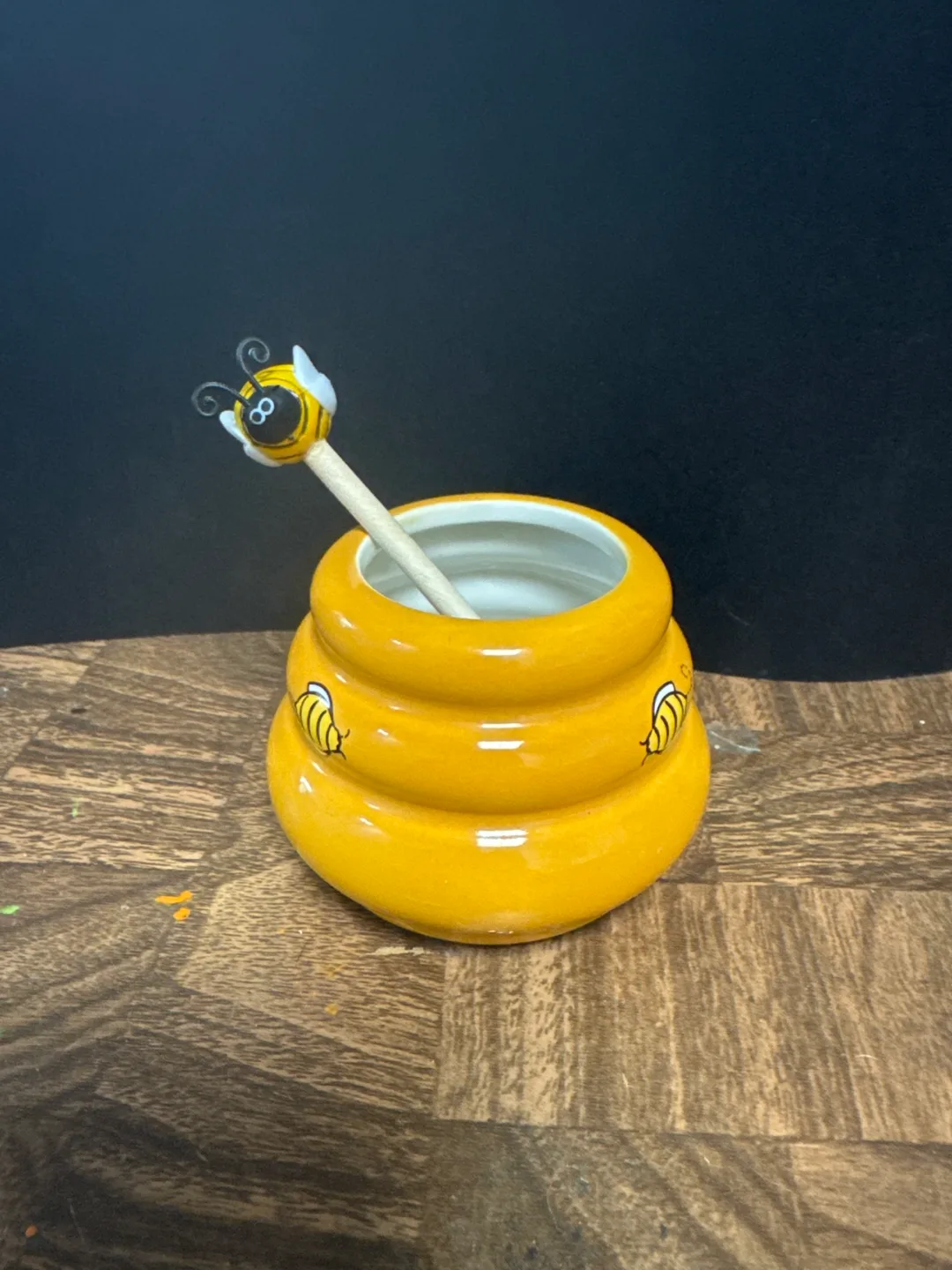 Honey Miel Beehive Honey Pot with Dipper image indicator(5)