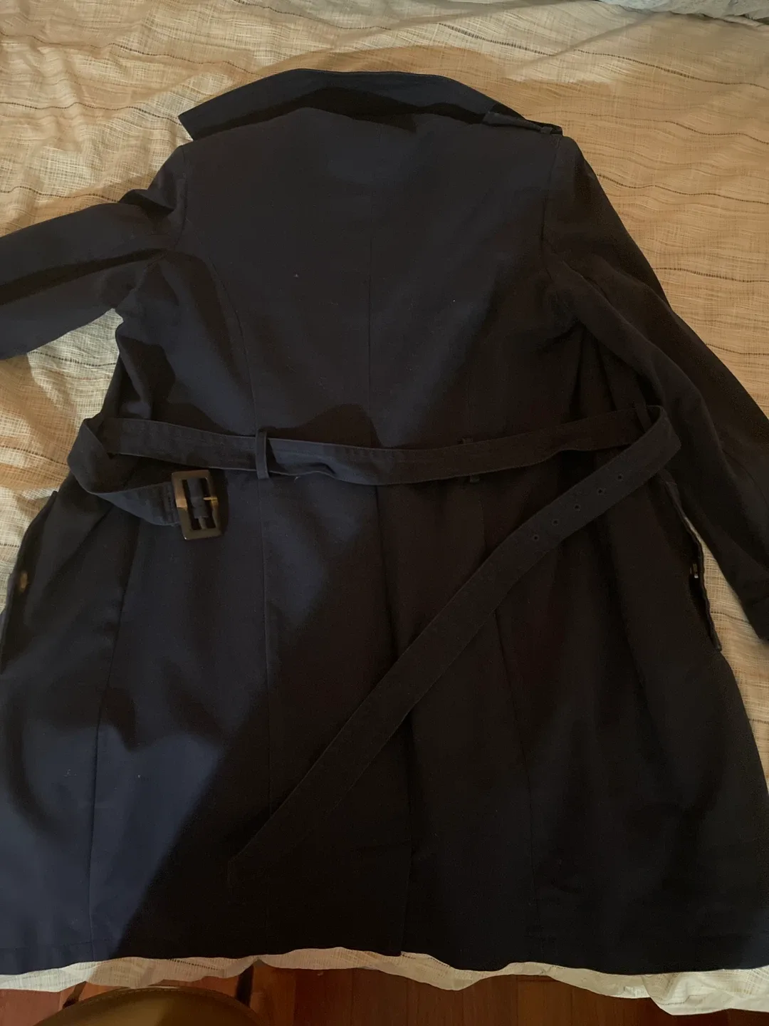 Tommy Hilfiger Black Trench Coat image indicator(8)