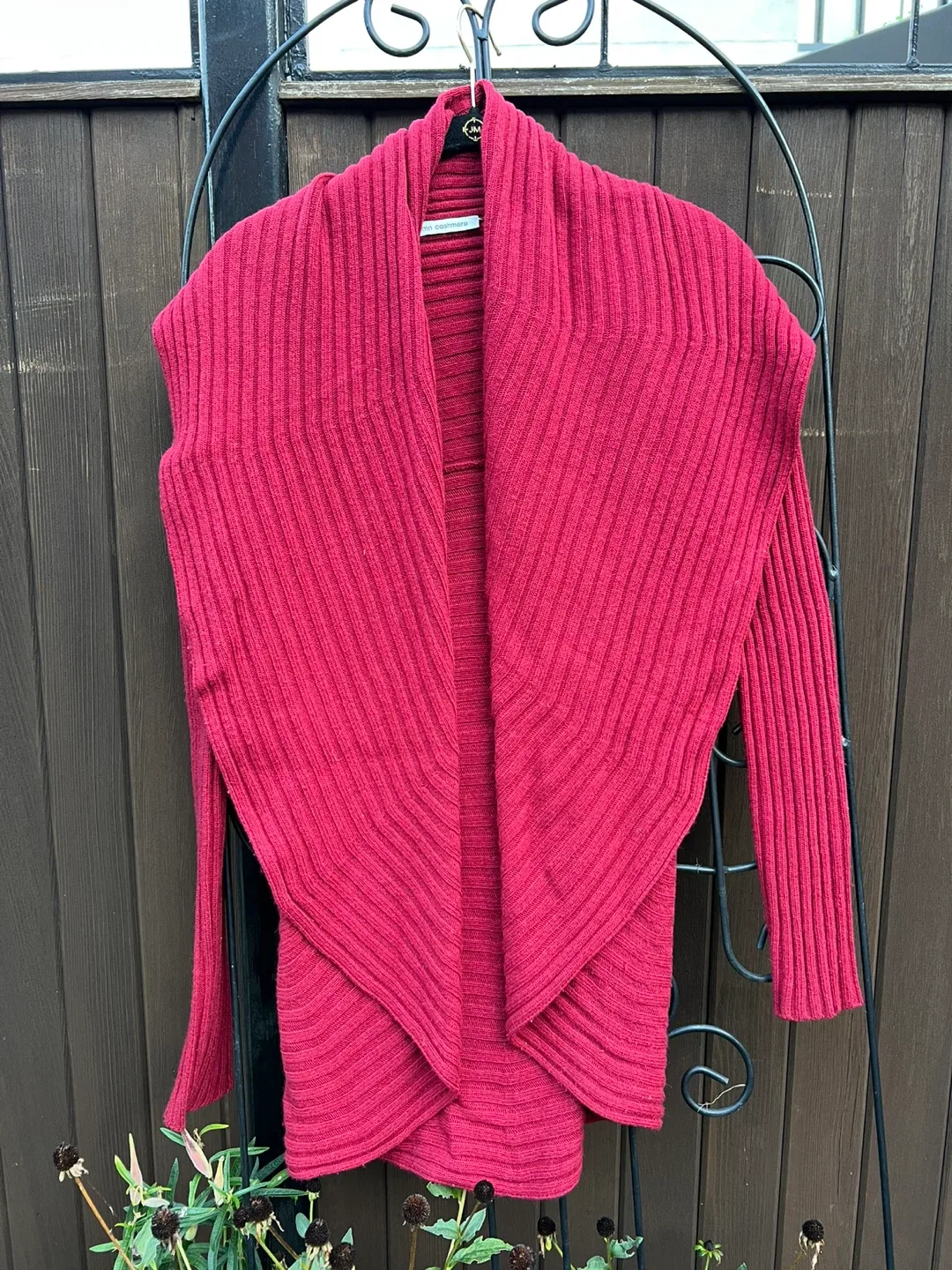 Autumn Cashmere Red Cardigan Size S thumbnail