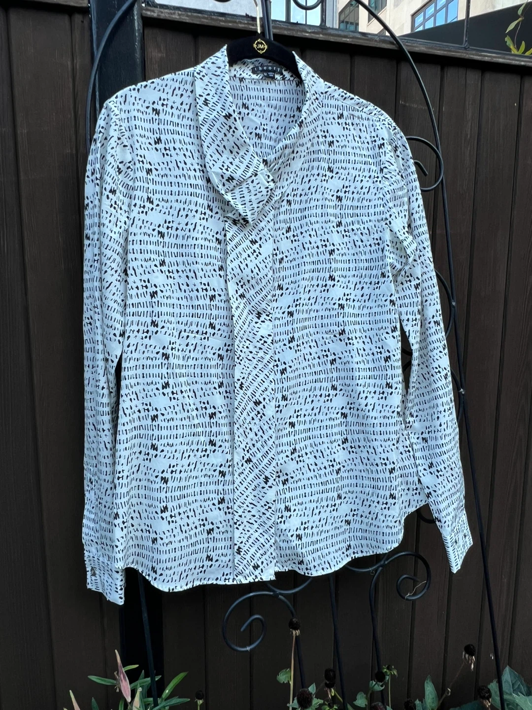 Theory Biddet/Morocco Print Blouse - Size M