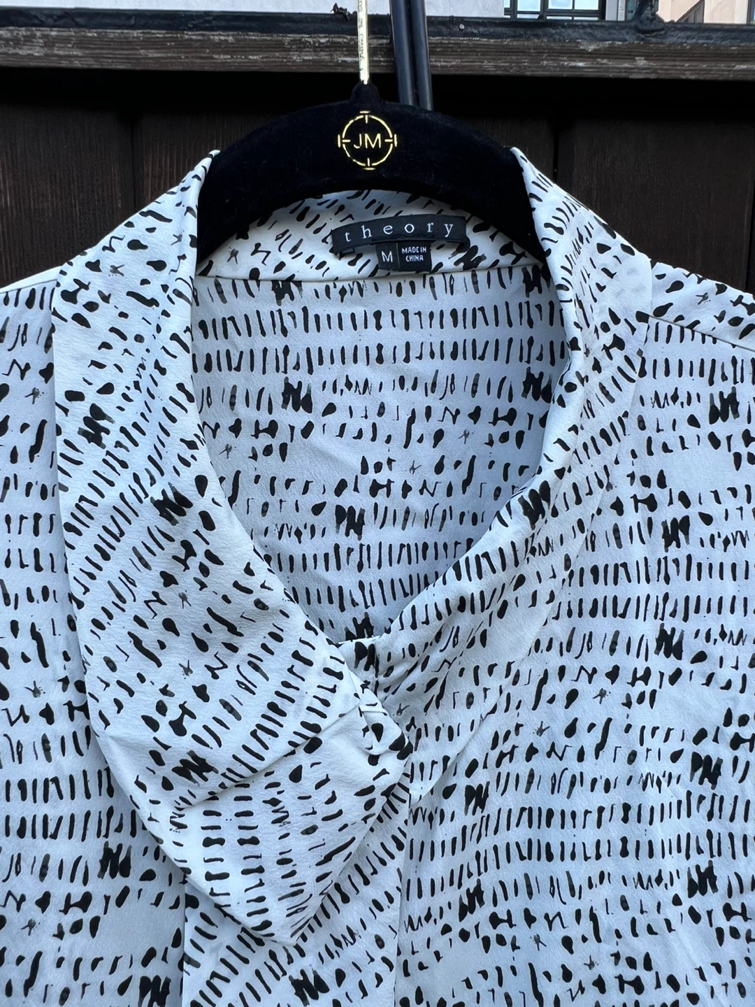 Theory Biddet/Morocco Print Blouse - Size M - photo 2