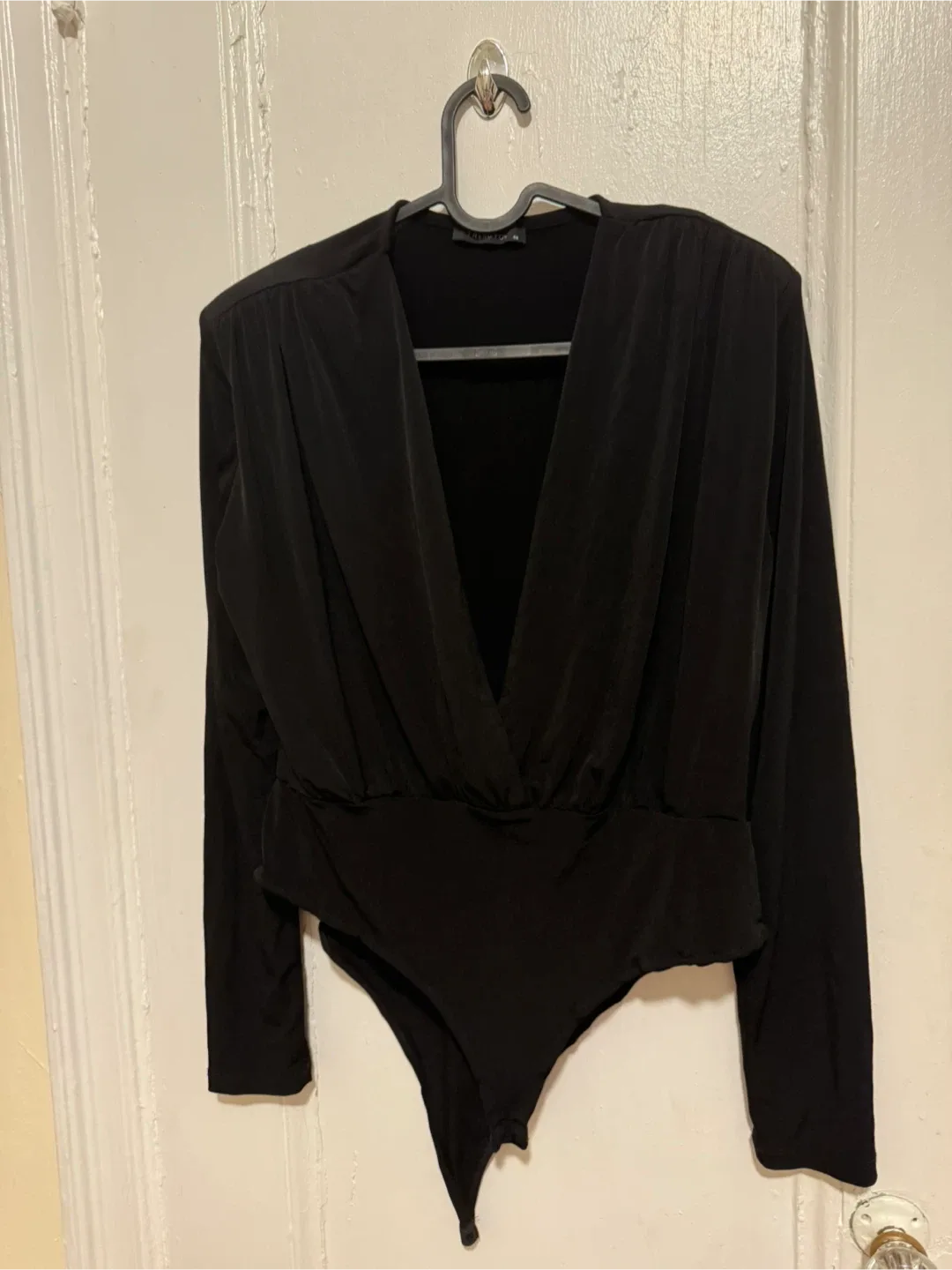 Black Long Sleeve Bodysuit image indicator(3)