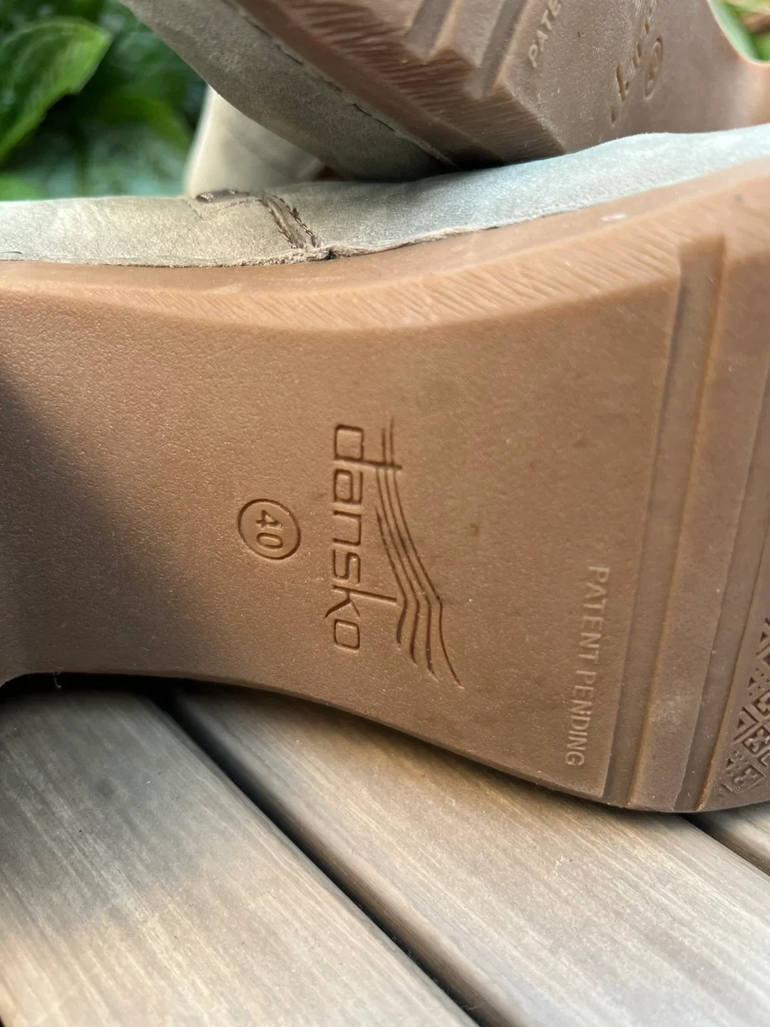 Dansko Gray Leather Ankle Boots Size 40 or 9.5 image indicator(6)