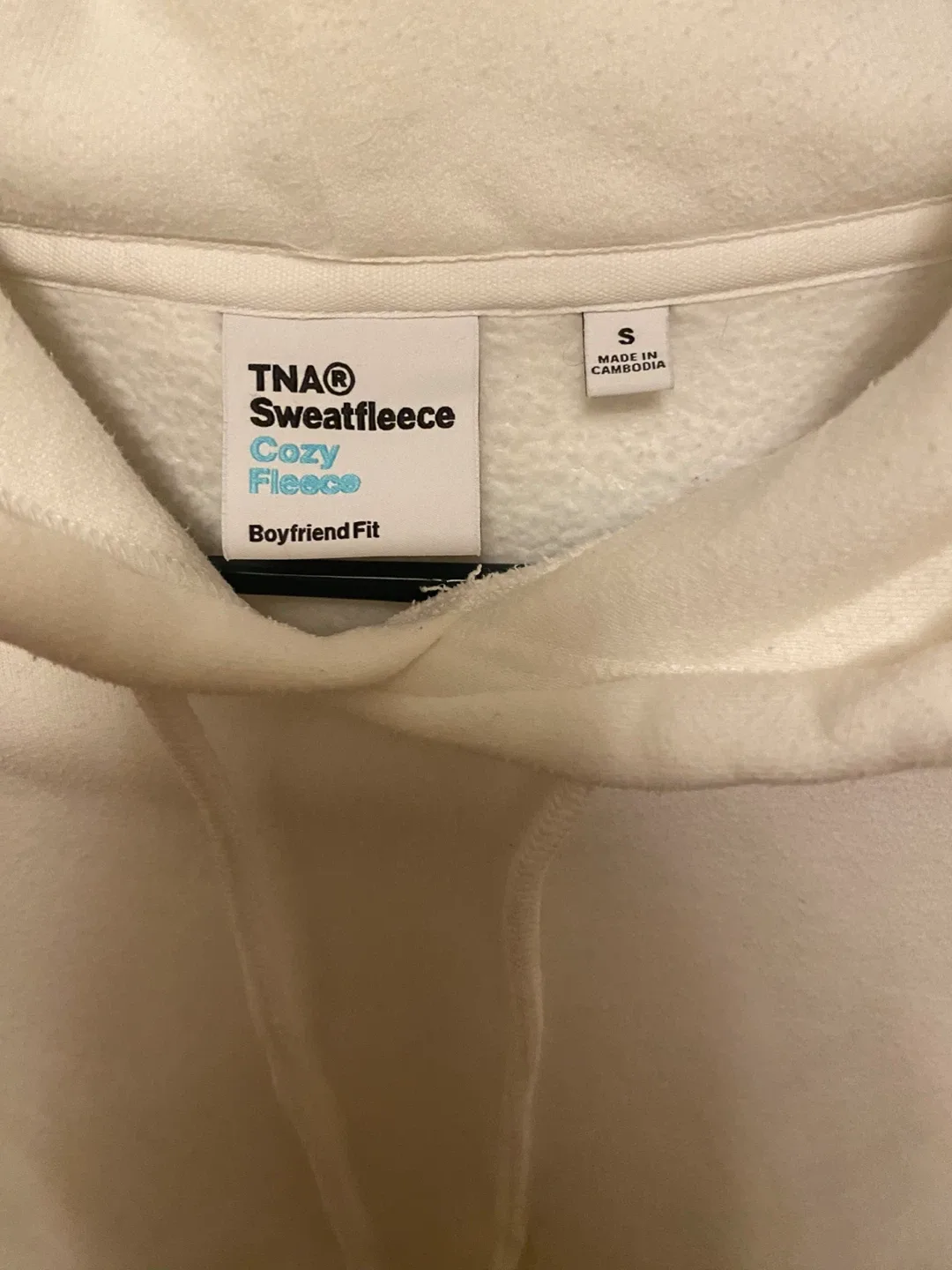 TNA Sweatfleece Cozy Fleece Boyfriend Fit Hoodie - Size S image indicator(4)