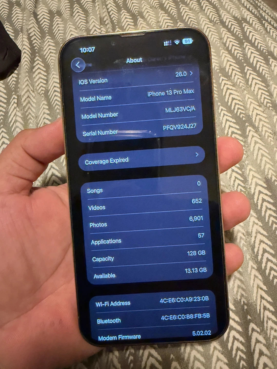 iPhone 13 Pro Max Gold 128GB - photo 3