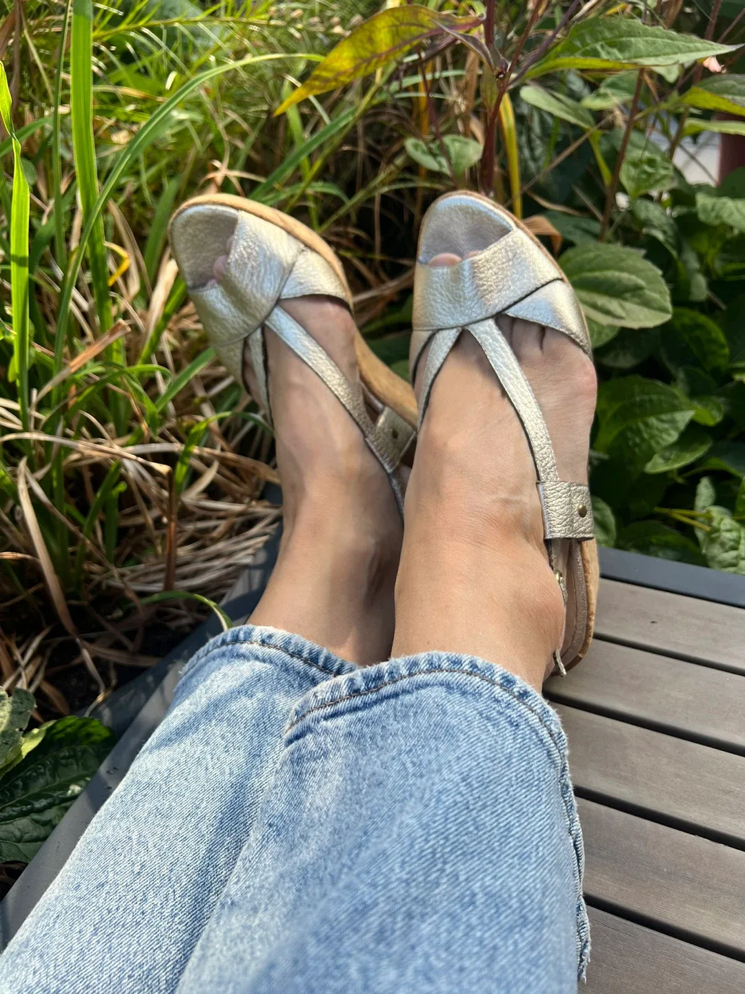 Nicole Wedge Sandals - Size 8M thumbnail