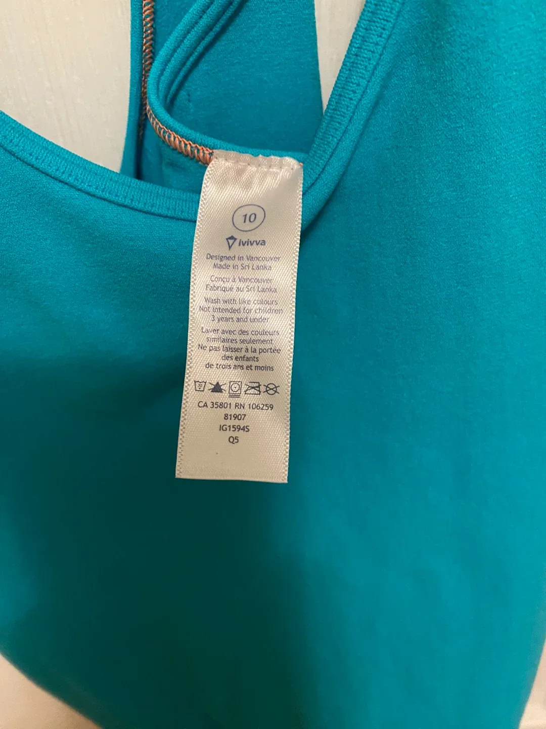 Ivivva Athletic Tank Top - Size 10 image indicator(4)