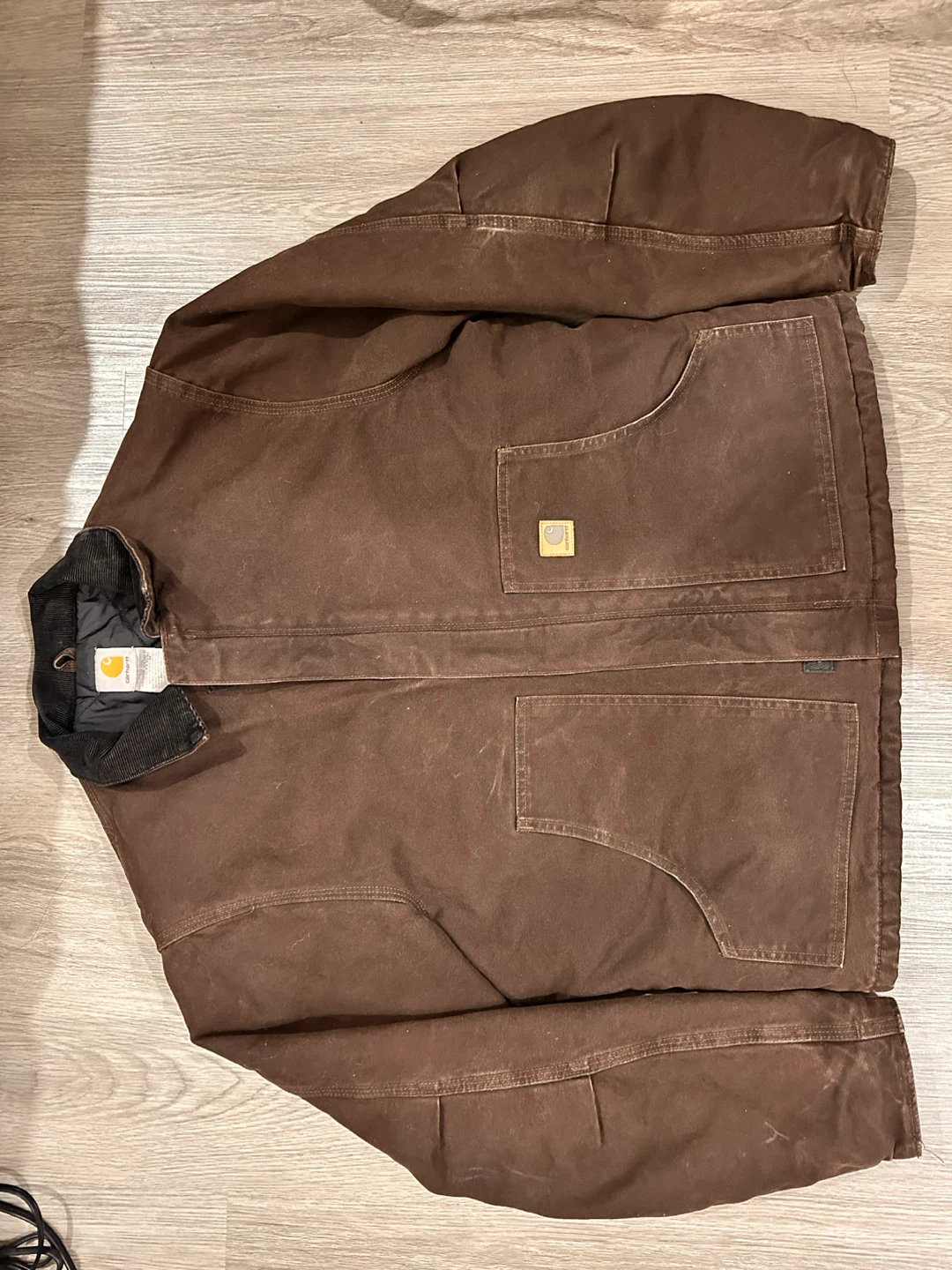 Carhartt J22 DKB Duck Quilted Jacket - Large Tall