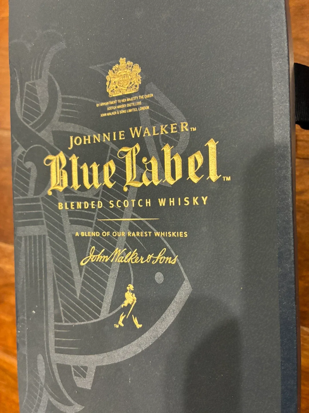 EMPTY - Johnnie Walker Blue Label Whisky bottle & box image indicator(3)