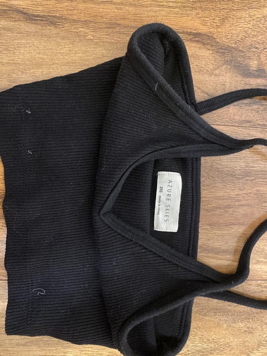 Bluenotes & Azure Skies Black Tank Tops image indicator(2)