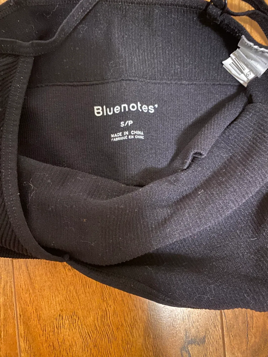 Bluenotes & Azure Skies Black Tank Tops image indicator(3)